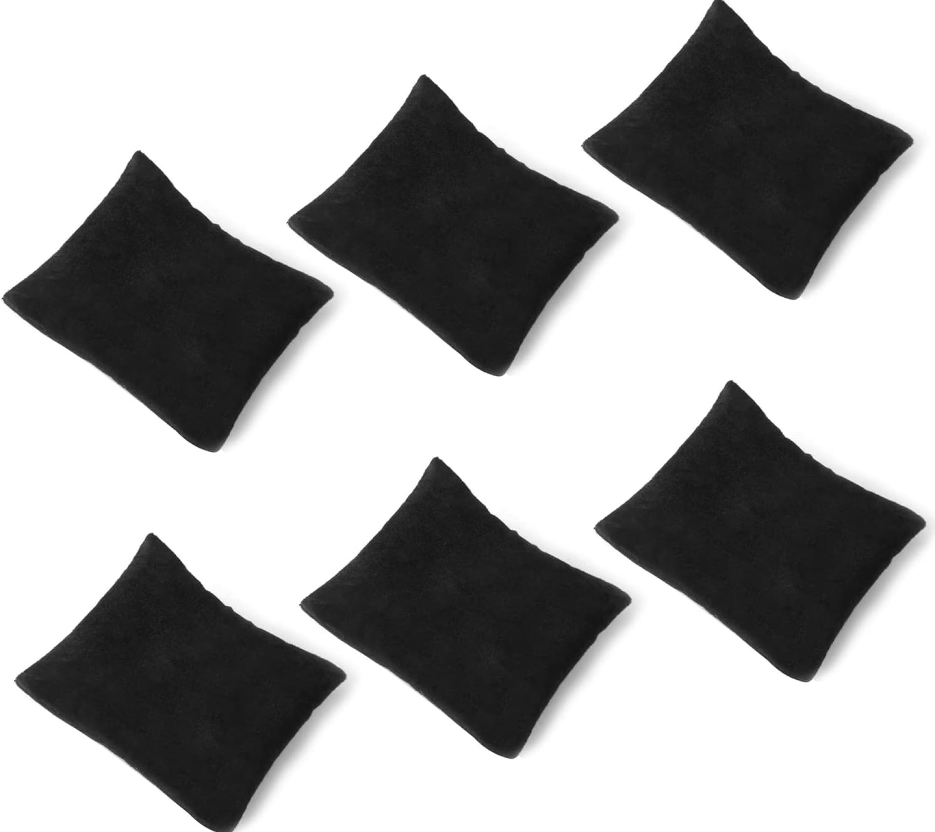 Golden Pearl 6pc-Velvet Small Bracelet/Watch Pillow Jewelry Displays (Black) Golden Pearl 6pc-Velvet Small Bracelet/Watch Pillow Jewelry Displays (Black)