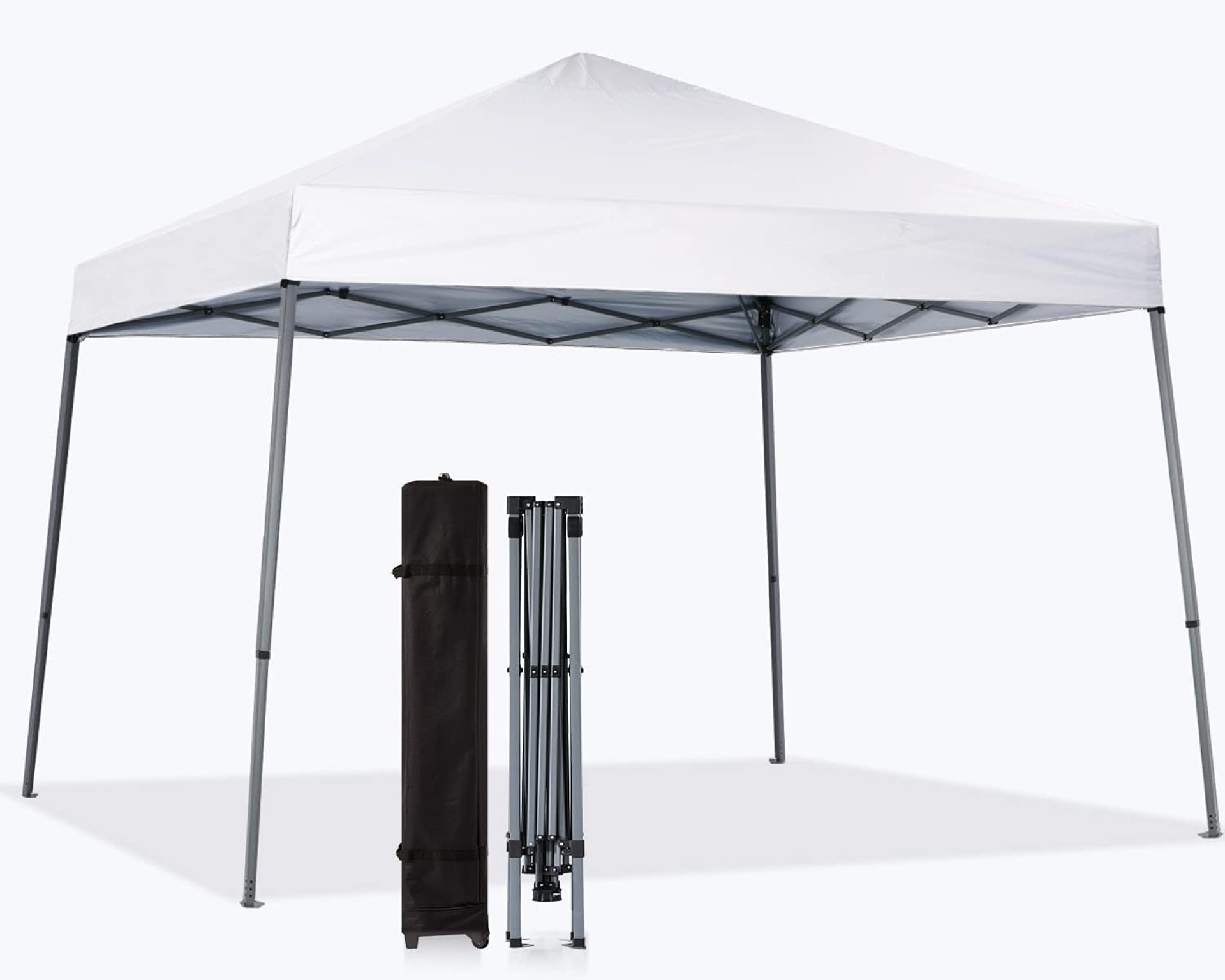 MASTERCANOPY Portable Pop Up Canopy Tent with Large Base(10×10,White) MASTERCANOPY Portable Pop Up Canopy Tent with Large Base(10×10,White)