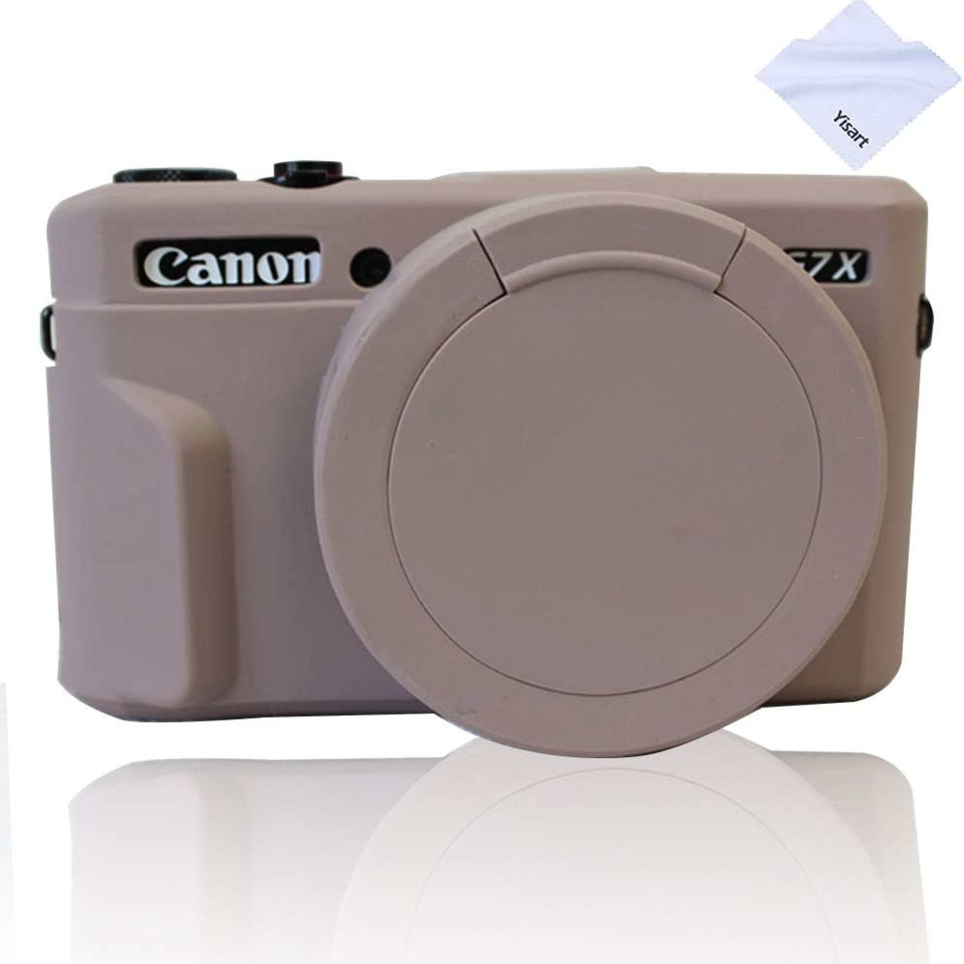 Case for G7X Mark II Removable Lens Cover, Silicone Cover Rubber Soft Camera Canon PowerShot (Lightgrey) Case for G7X Mark II Removable Lens Cover, Silicone Cover Rubber Soft Camera Canon PowerShot (Lightgrey)