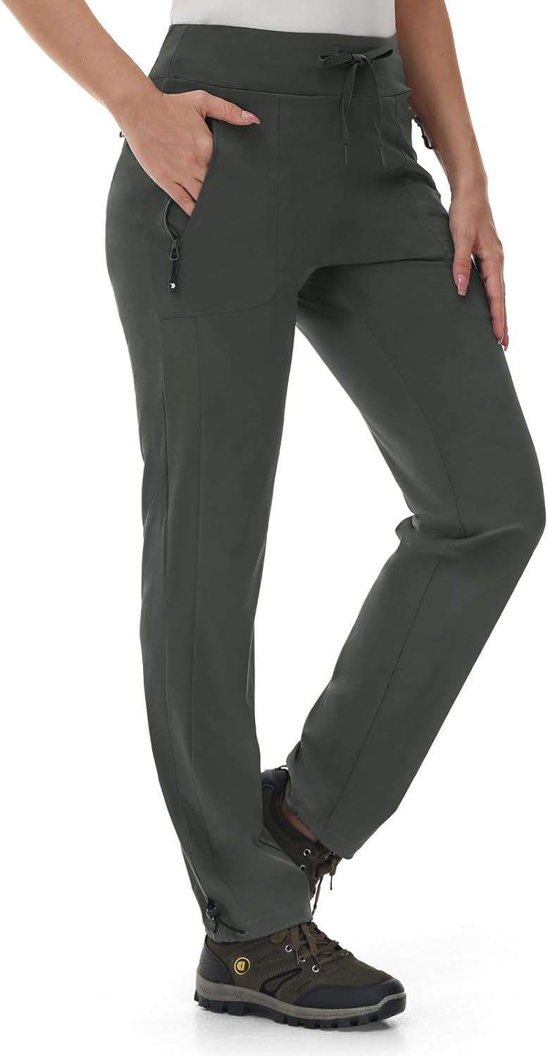 Rdruko Women’s Hiking Pants Quick Dry Lightweight Water Resistant Outdoor Pants Athletic Joggers with Zipper Pockets Rdruko Women’s Hiking Pants Quick Dry Lightweight Water Resistant Outdoor Pants Athletic Joggers with Zipper Pockets