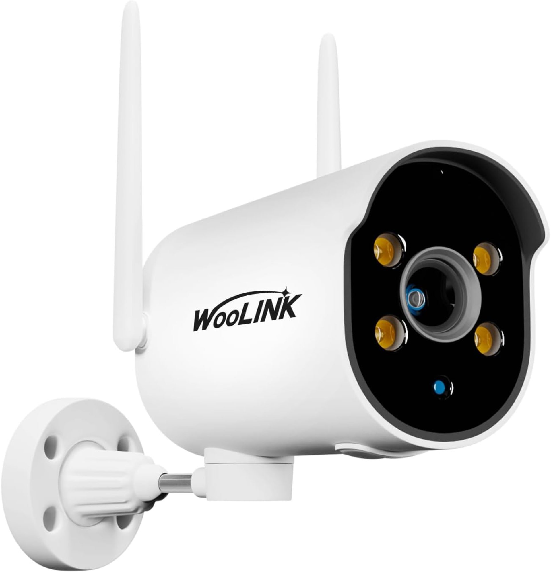 WOOLINK 2K Security Camera Outdoor WiFi Security Cameras Pan Rotating 225° Full Color Night Vision, Two-Way Audio, 2.4Ghz WiFi, IP65 Waterproof, Motion Detection Alarm WOOLINK 2K Security Camera Outdoor WiFi Security Cameras Pan Rotating 225° Full Color Night Vision, Two-Way Audio, 2.4Ghz WiFi, IP65 Waterproof, Motion Detection Alarm