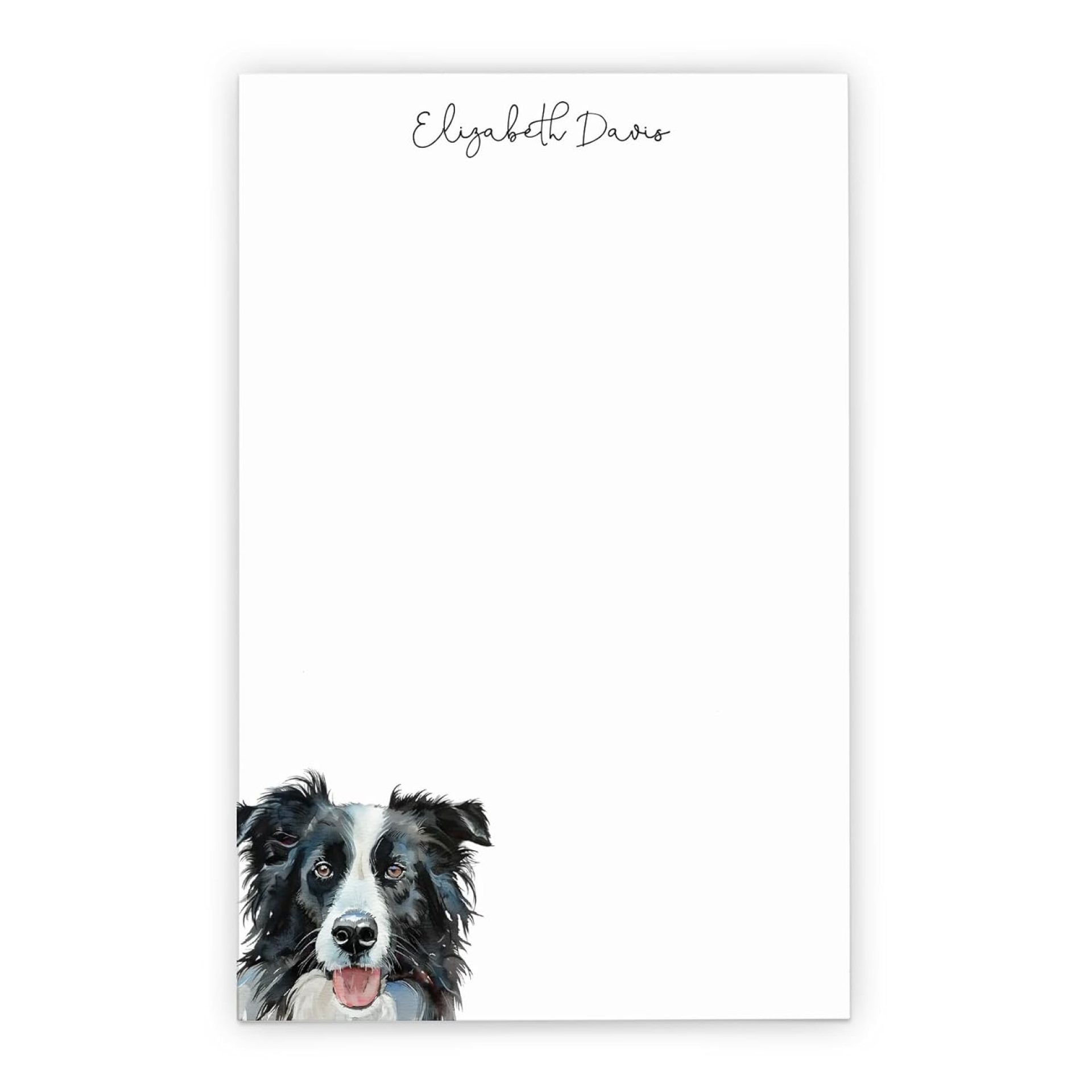 Border Collie Notepad To Do List, Choose Your Dog Breed, Animal Stationary Paper With Envelopes, Border Collie Note Pad For Desk, Personalized Stationery Set With Dogs, Size 5.5in x 8.5in, 50 Sheets Border Collie Notepad To Do List, Choose Your Dog Breed, Animal Stationary Paper With Envelopes, Border Collie Note Pad For Desk, Personalized Stationery Set With Dogs, Size 5.5in x 8.5in, 50 Sheets