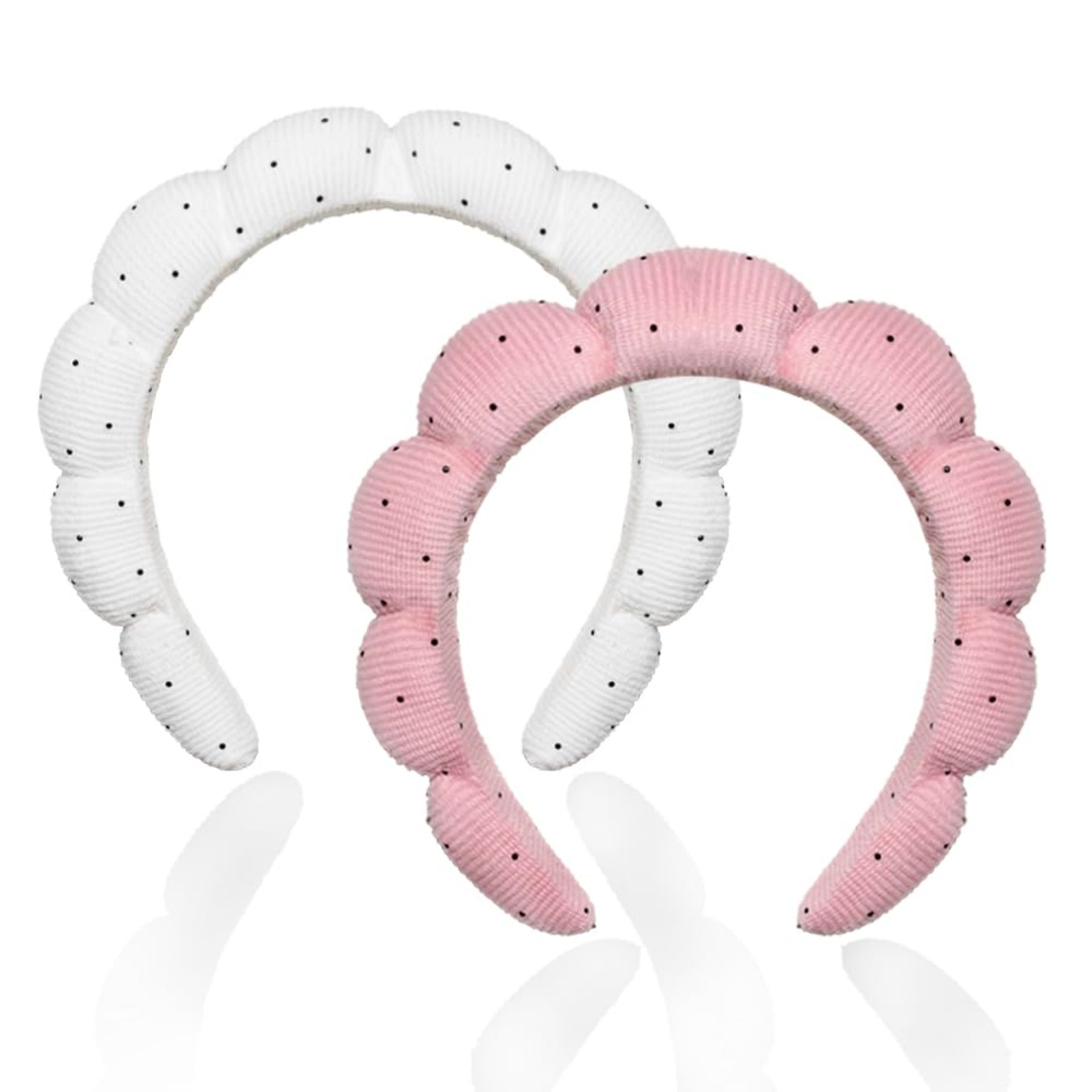 Spa Headbands 2 Piece Fluffy Makeup Headbands The perfect accessory to wear on the go for washing your face and applying makeup Skin care headbands with soft fluffy sponges for women and girls. Spa Headbands 2 Piece Fluffy Makeup Headbands The perfect accessory to wear on the go for washing your face and applying makeup Skin care headbands with soft fluffy sponges for women and girls.