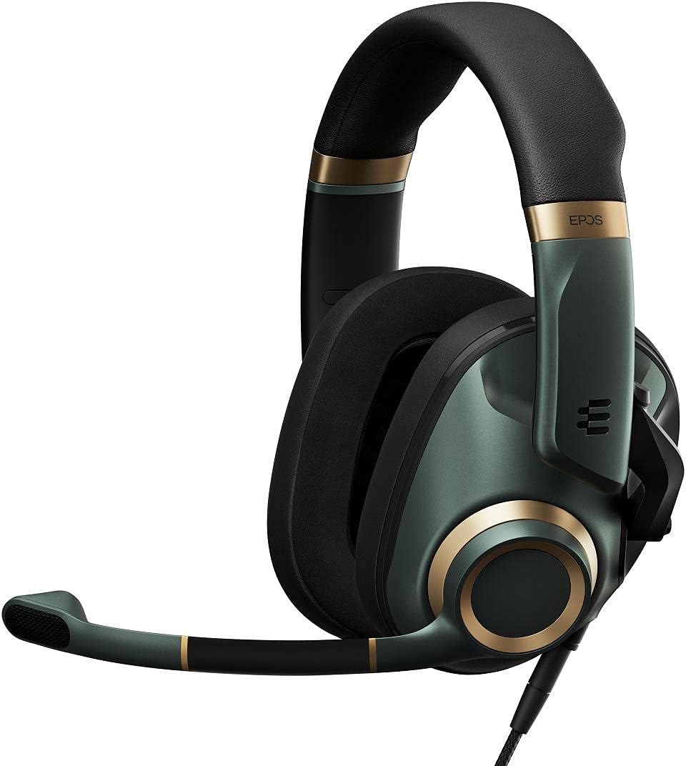 EPOS H6Pro – Closed Acoustic Gaming Headset with Mic – Over-Ear – Lift-to-Mute – Xbox/PS4/PS5/PC Headset – Gaming Accessories (Green) EPOS H6Pro – Closed Acoustic Gaming Headset with Mic – Over-Ear – Lift-to-Mute – Xbox/PS4/PS5/PC Headset – Gaming Accessories (Green)