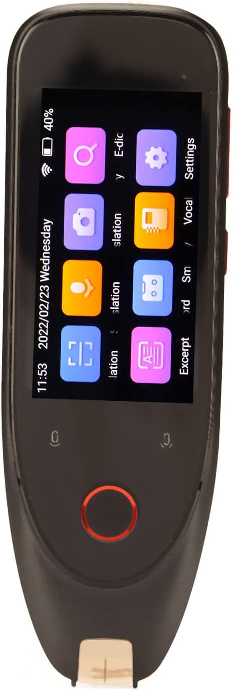 Reading Pen, 3.0 Inch HD 112 Language Portable Translation Pen Speech Scan to Text Digital Highlighter Pen Scanner Language Translator Device for Business Travel Reading Pen, 3.0 Inch HD 112 Language Portable Translation Pen Speech Scan to Text Digital Highlighter Pen Scanner Language Translator Device for Business Travel