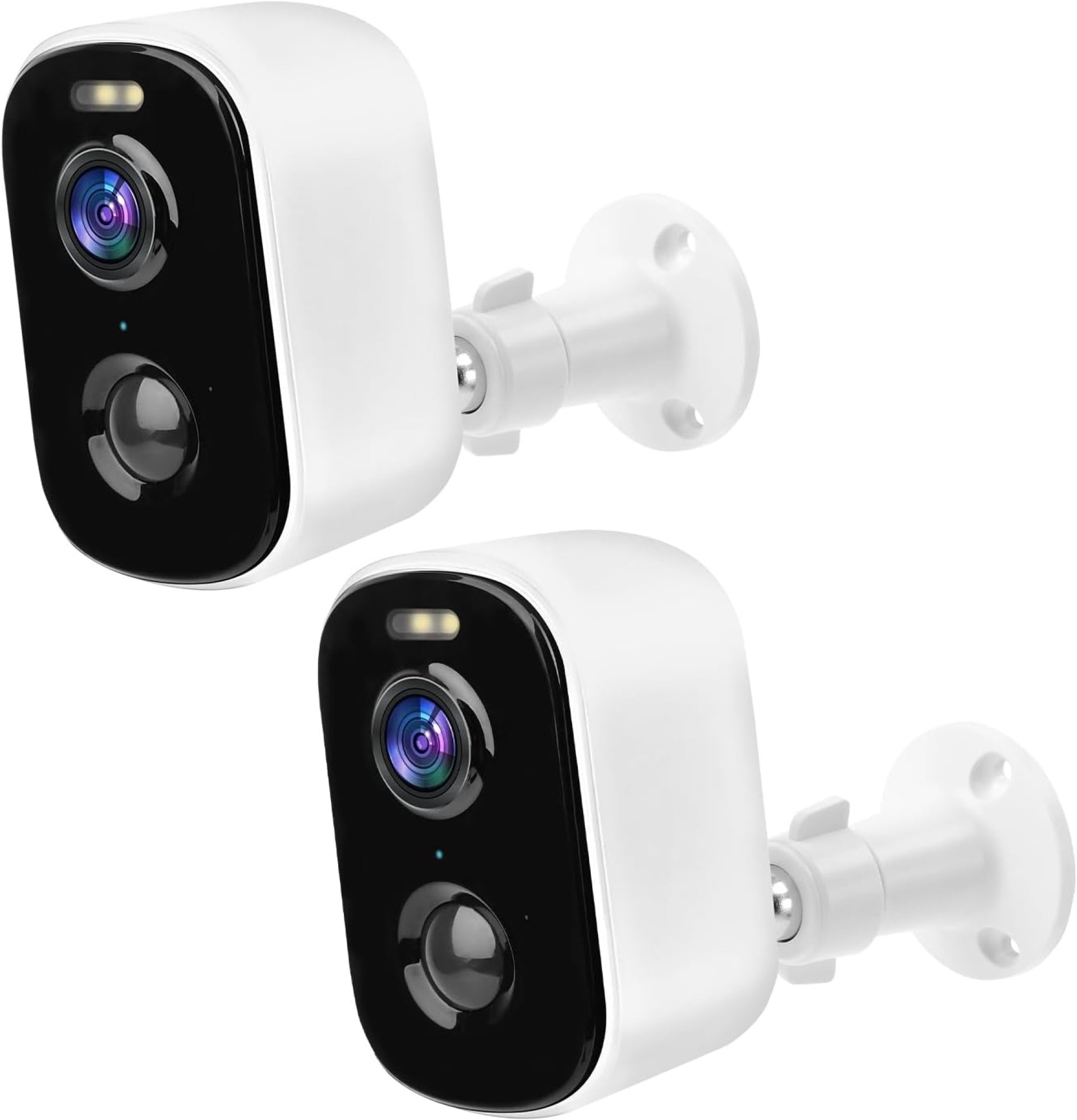 Cameras for Home Security, 1080P Security Cameras Wireless Outdoor with Motion Detection Spotlight/Siren Alarm Color Night Vision 2-Way Talk Waterproof SD/Cloud Storage Battery Powered WiFi Cam 2-Pack Cameras for Home Security, 1080P Security Cameras Wireless Outdoor with Motion Detection Spotlight/Siren Alarm Color Night Vision 2-Way Talk Waterproof SD/Cloud Storage Battery Powered WiFi Cam 2-Pack