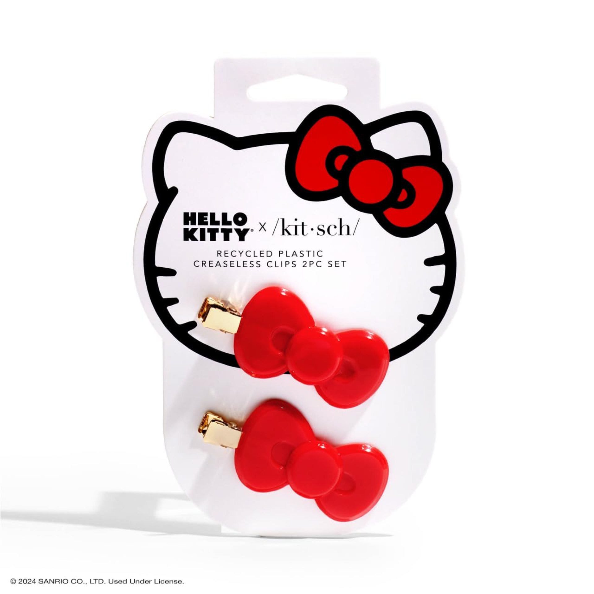 Hello Kitty x Kitsch Creaseless Hair Styling Pins – No Crease Clips for Makeup & Hairstyling | Pin Curl Hair Pins, 2pc Set Hello Kitty x Kitsch Creaseless Hair Styling Pins – No Crease Clips for Makeup & Hairstyling | Pin Curl Hair Pins, 2pc Set