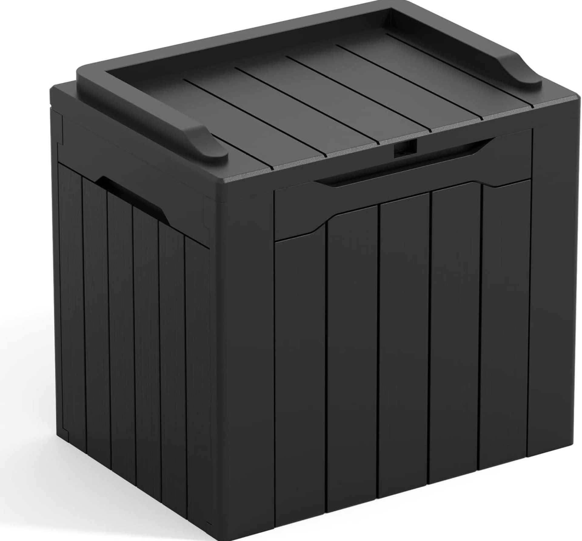 Greesum 31 Gallon Deck Box for Outside, All Weather Outdoor Storage Boxes for Patio Furniture Set, Package Delivery Box, Black Greesum 31 Gallon Deck Box for Outside, All Weather Outdoor Storage Boxes for Patio Furniture Set, Package Delivery Box, Black
