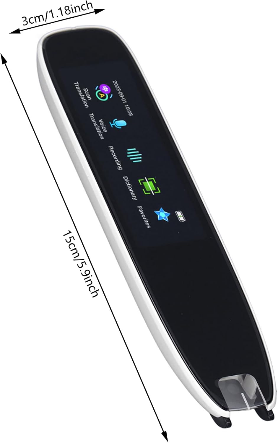 HURRISE Smart Voice Translator Pen,Translation Scanning Pen for Students, Dyslexia,13 Language Translating Device,White International Edition Translation Scanning Pen HURRISE Smart Voice Translator Pen,Translation Scanning Pen for Students, Dyslexia,13 Language Translating Device,White International Edition Translation Scanning Pen