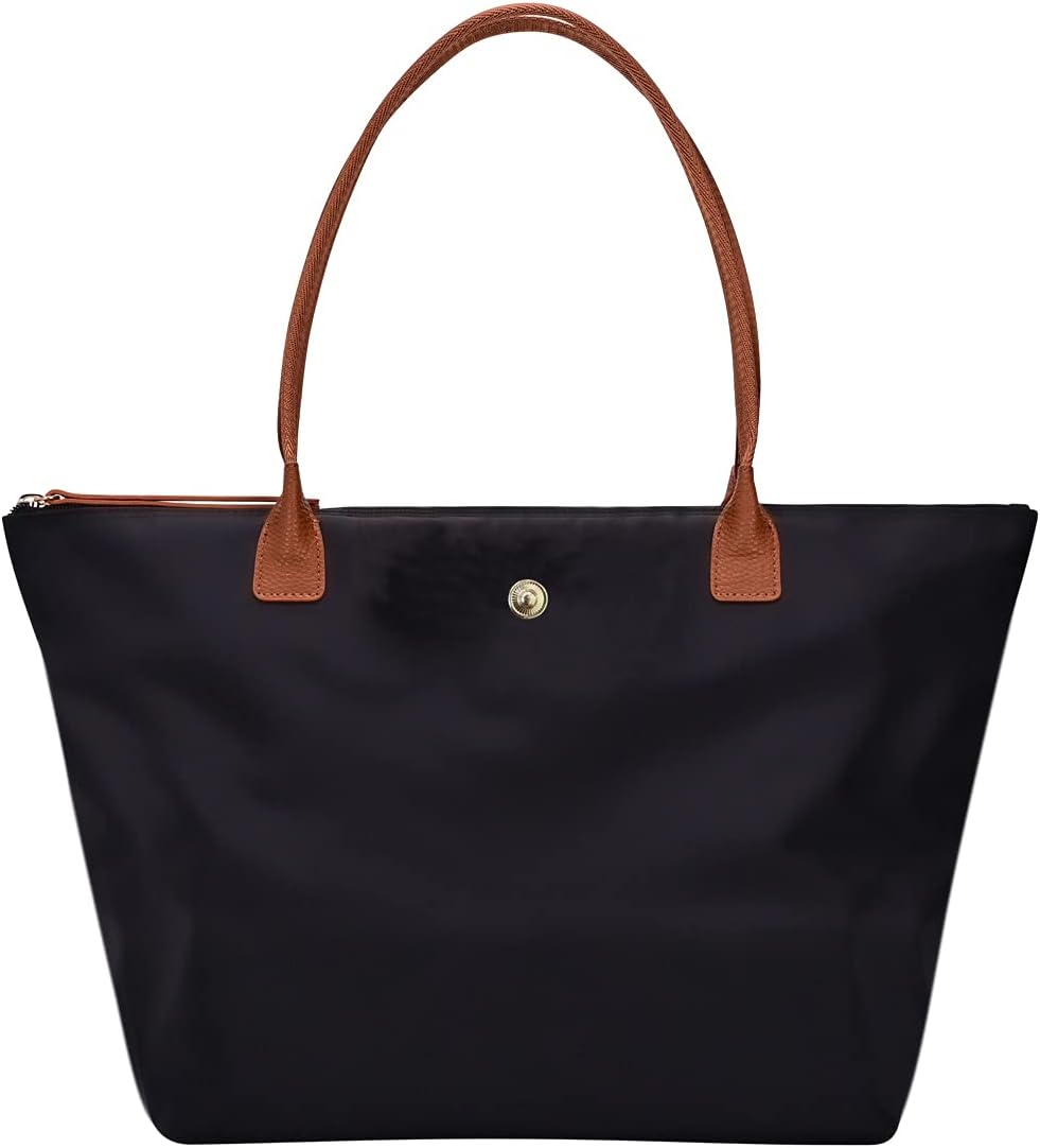 GM LIKKIE Shoulder Tote Bag for Women, Nylon Top-Handle Purse, Foldable Weekend Hobo Handbag GM LIKKIE Shoulder Tote Bag for Women, Nylon Top-Handle Purse, Foldable Weekend Hobo Handbag
