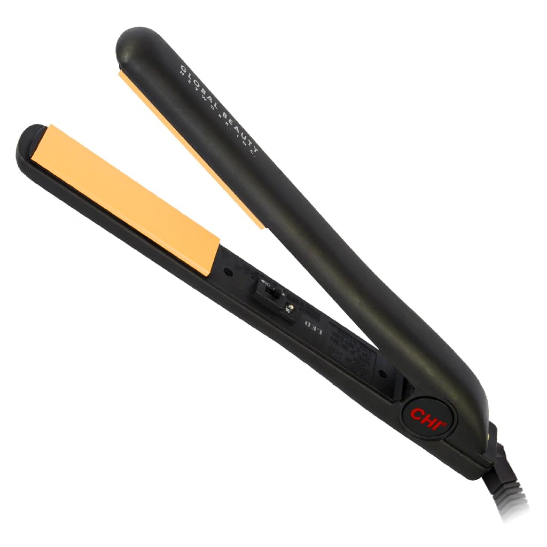 CHI Original Ceramic Flat Iron, Hair Straightener For A Smooth Finish, Floating Plates, Quick Heat Up, Analog On/Off Switch, 1″ Styling Tool, Black CHI Original Ceramic Flat Iron, Hair Straightener For A Smooth Finish, Floating Plates, Quick Heat Up, Analog On/Off Switch, 1″ Styling Tool, Black