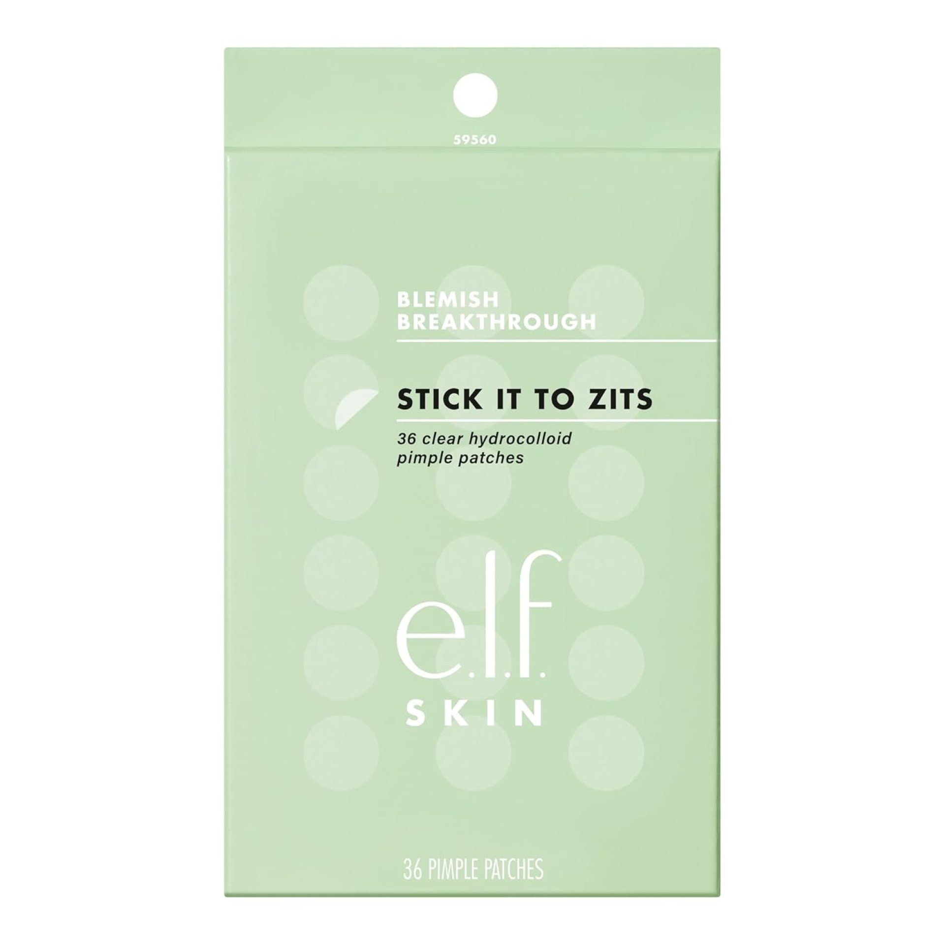 e.l.f. SKIN Blemish Breakthrough Stick It To Zits Pimple Patches, Helps Reduce The Look of Blemishes & Heal, Vegan & Cruelty-free, 36 Patches e.l.f. SKIN Blemish Breakthrough Stick It To Zits Pimple Patches, Helps Reduce The Look of Blemishes & Heal, Vegan & Cruelty-free, 36 Patches