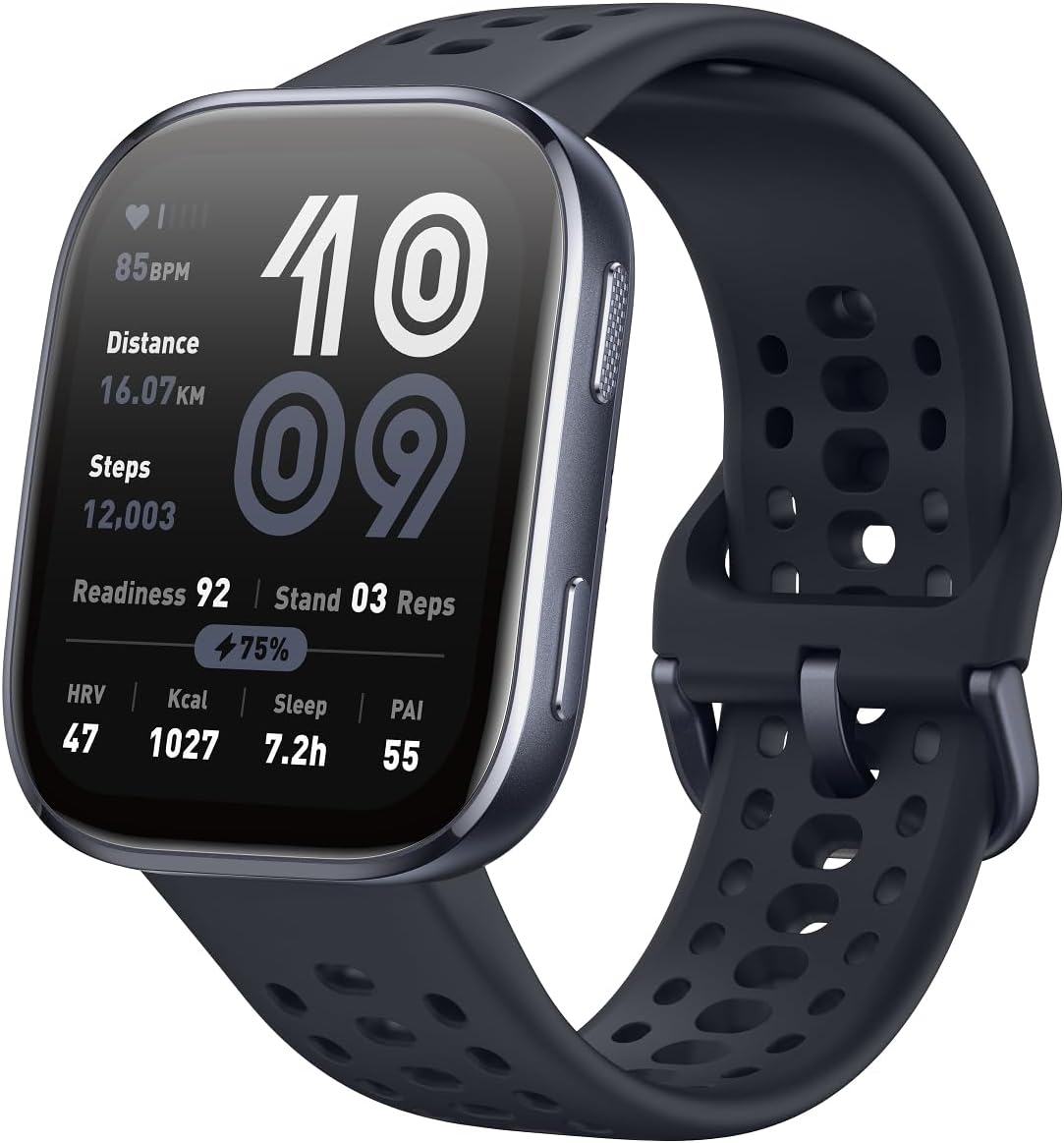 Amazfit Bip 6 Smart Watch 46mm, 14 Day Battery, 1.97″ AMOLED Display, GPS & Free Maps, AI, Bluetooth Call & Text, Health, Fitness & Sleep Tracker, 140+ Workout Modes, 5 ATM Water-Resistance, Black Amazfit Bip 6 Smart Watch 46mm, 14 Day Battery, 1.97″ AMOLED Display, GPS & Free Maps, AI, Bluetooth Call & Text, Health, Fitness & Sleep Tracker, 140+ Workout Modes, 5 ATM Water-Resistance, Black