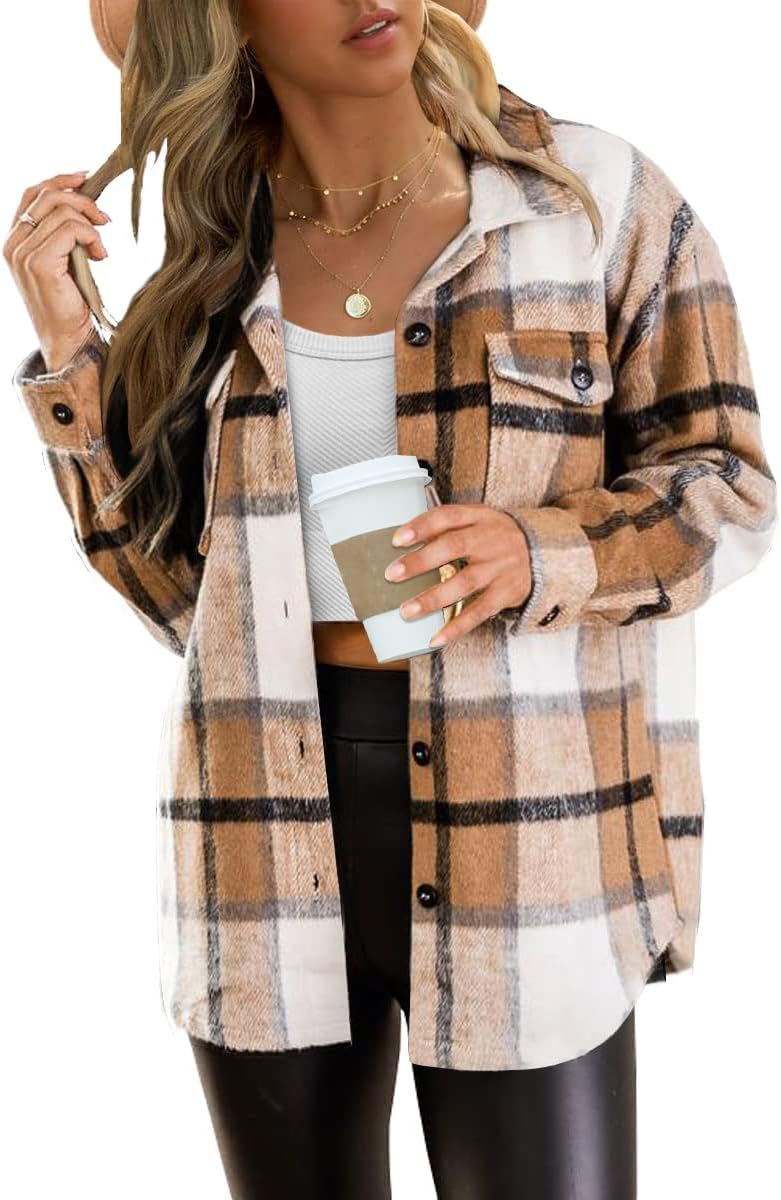 AUTOMET Womens Fall Outfits Fashion Clothes Shackets Flannel Plaid Button Down Long Sleeve Shirts Jackets AUTOMET Womens Fall Outfits Fashion Clothes Shackets Flannel Plaid Button Down Long Sleeve Shirts Jackets