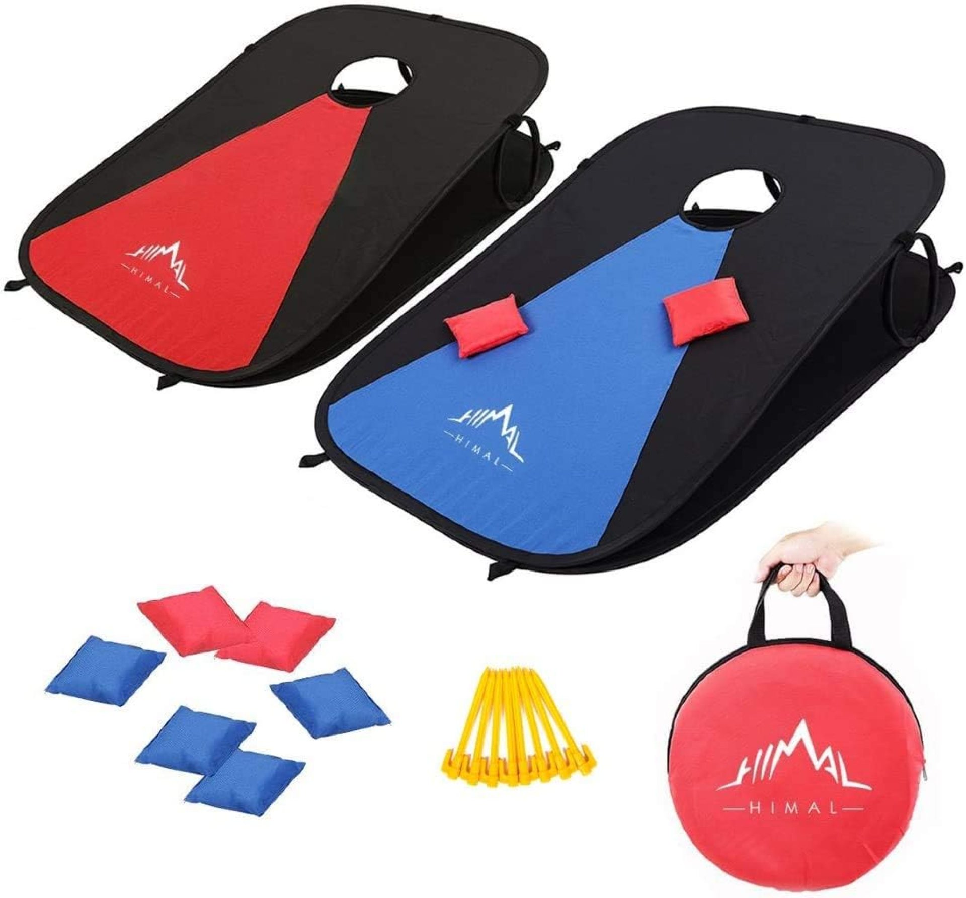 Himal Collapsible Portable Corn Hole Boards with 8 Cornhole Bean Bags (3 x 2-feet) Himal Collapsible Portable Corn Hole Boards with 8 Cornhole Bean Bags (3 x 2-feet)