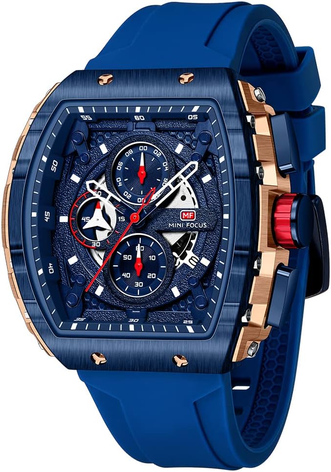 Mini Focus Men’s Watch Fashion Sport Wrist Watches (Chronograph/Waterproof/Luminous/Calendar) Silicon Strap Quartz Watch for Men Mini Focus Men’s Watch Fashion Sport Wrist Watches (Chronograph/Waterproof/Luminous/Calendar) Silicon Strap Quartz Watch for Men