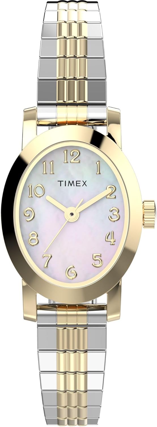 Timex Women’s Cavatina Watch – TPearl Dial Gold-Tone Case Timex Women’s Cavatina Watch – TPearl Dial Gold-Tone Case