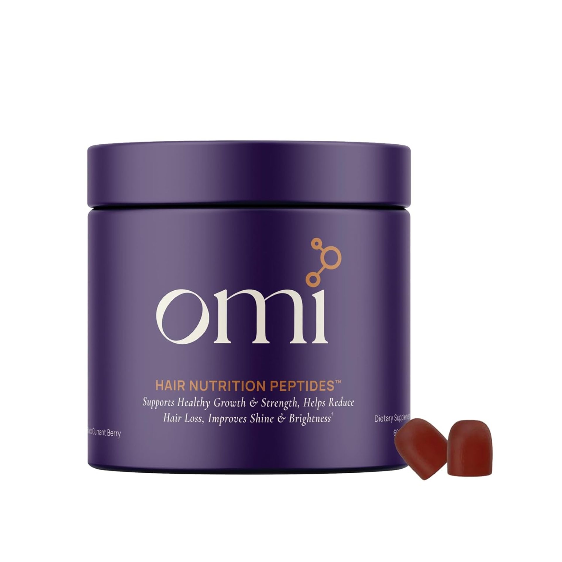 OMI WELLBEAUTY Women’s Hair Growth Peptides Gummies, Doctor Recommended, Follicle Fortifying Biotechnology, Clinically Proven to Visibly Grow More Hair and Reduce Hair Loss, 1-Month Supply OMI WELLBEAUTY Women’s Hair Growth Peptides Gummies, Doctor Recommended, Follicle Fortifying Biotechnology, Clinically Proven to Visibly Grow More Hair and Reduce Hair Loss, 1-Month Supply