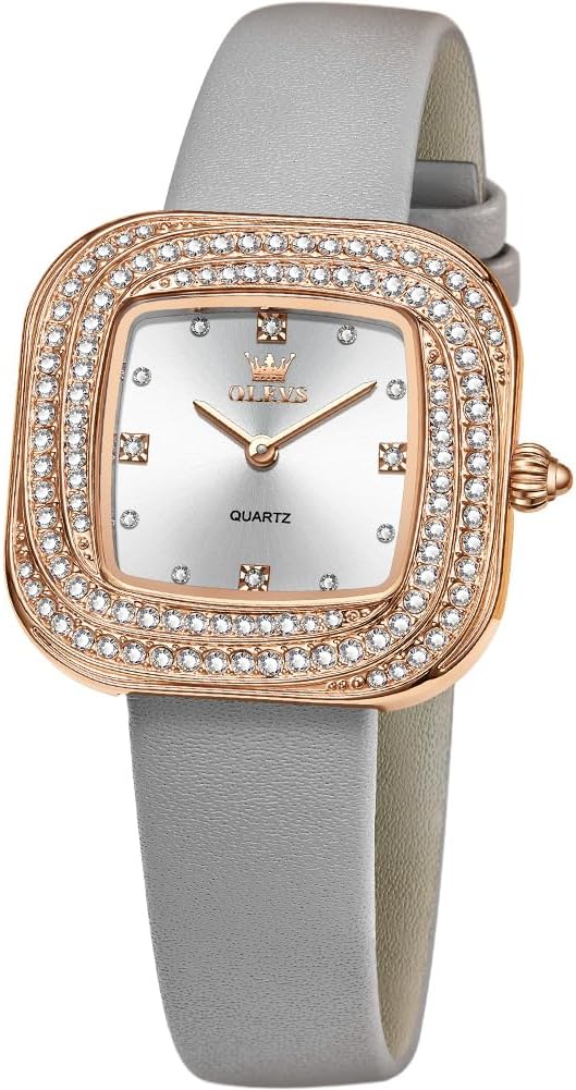 OLEVS Women’s Business Dress Watches for Ladies Female Brown Leather Strap Small Face Dress Analog Quartz Wrist Watch with Calendar Day Date Waterproof Luminous Gift Classic Casual Retro Band OLEVS Women’s Business Dress Watches for Ladies Female Brown Leather Strap Small Face Dress Analog Quartz Wrist Watch with Calendar Day Date Waterproof Luminous Gift Classic Casual Retro Band