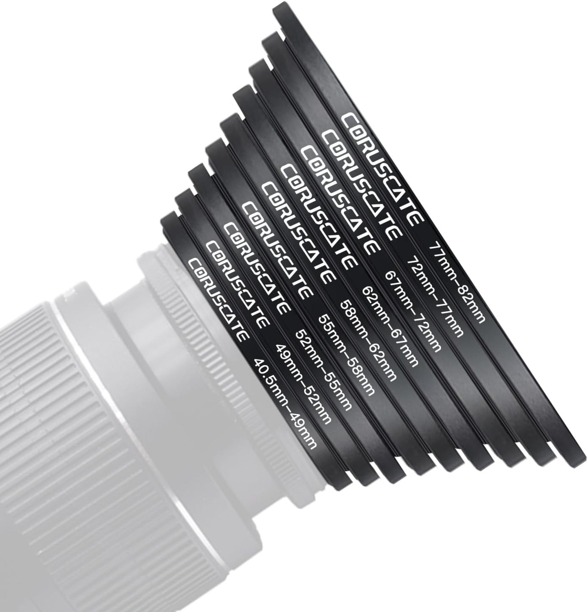9Pcs Filter Ring Adapter Set,Camera Lens Filter Metal Stepping Rings Compatible All Brands UV ND CPL (40.5-49mm,49-52mm,52-55mm,55-58mm,58-62mm,62-67mm,67-72mm,72-77mm,77-82mm) 9Pcs Filter Ring Adapter Set,Camera Lens Filter Metal Stepping Rings Compatible All Brands UV ND CPL (40.5-49mm,49-52mm,52-55mm,55-58mm,58-62mm,62-67mm,67-72mm,72-77mm,77-82mm)