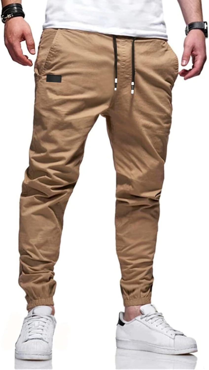 Men Joggers Chino Cargo Pants Hiking Outdoor Recreation Pants Twill Fitness Track Jogging Pants Casual Cotton Pants Men Joggers Chino Cargo Pants Hiking Outdoor Recreation Pants Twill Fitness Track Jogging Pants Casual Cotton Pants