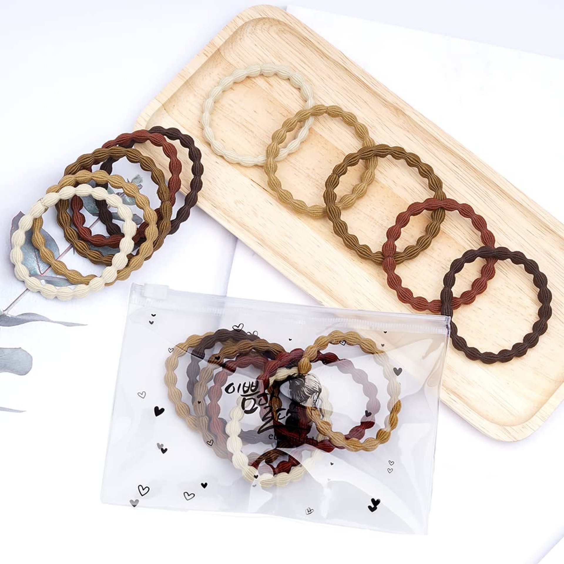 Korea Hair Ties Brown Peanuts 10 Pcs,Hair Accessories for Women Perfect for Long Lasting Braids, Ponytails and More (Made in KOREA) Korea Hair Ties Brown Peanuts 10 Pcs,Hair Accessories for Women Perfect for Long Lasting Braids, Ponytails and More (Made in KOREA)