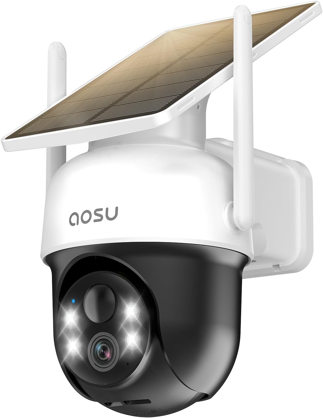 AOSU Solar Camera Security Outdoor – 100% Wire-Free Security Cameras Wireless Outdoor for Home Surveillance with Fixed Solar Panel, 360° Panoramic View, Human Auto Tracking, 2K Color Night Vision AOSU Solar Camera Security Outdoor – 100% Wire-Free Security Cameras Wireless Outdoor for Home Surveillance with Fixed Solar Panel, 360° Panoramic View, Human Auto Tracking, 2K Color Night Vision