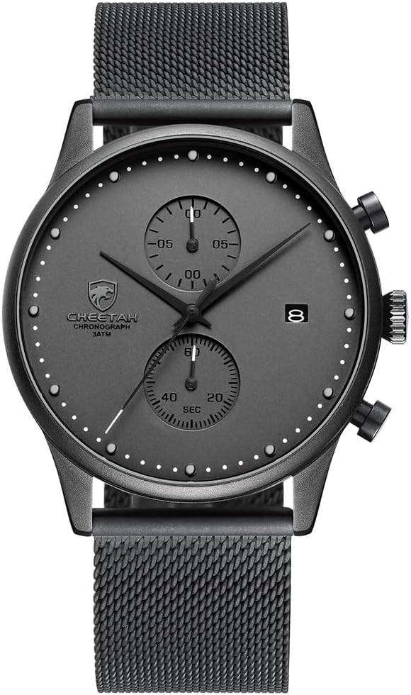 Watches for Men Analog Quartz Waterproof, with Mesh Stainless Steel Band Watches for Men Analog Quartz Waterproof, with Mesh Stainless Steel Band
