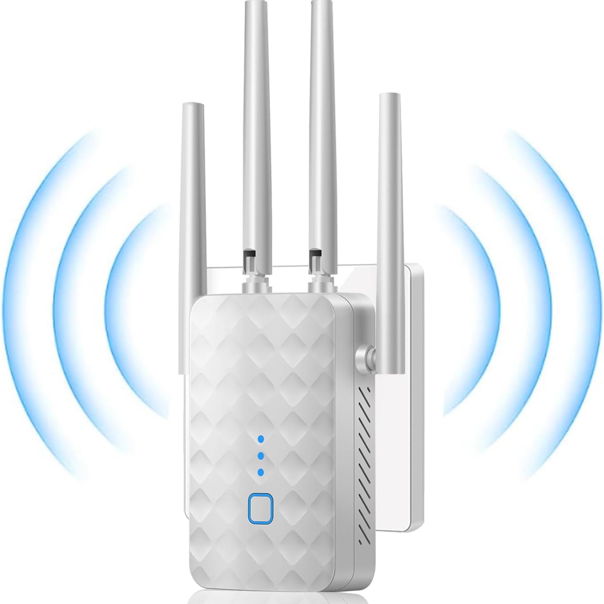 WiFi Extender Signal Booster for Home – 1200Mbps Dual Band, Covers 12850 Sq Ft & 108 Devices, Long Range Internet Booster with Ethernet Port, Easy Setup WiFi Extender Signal Booster for Home – 1200Mbps Dual Band, Covers 12850 Sq Ft & 108 Devices, Long Range Internet Booster with Ethernet Port, Easy Setup
