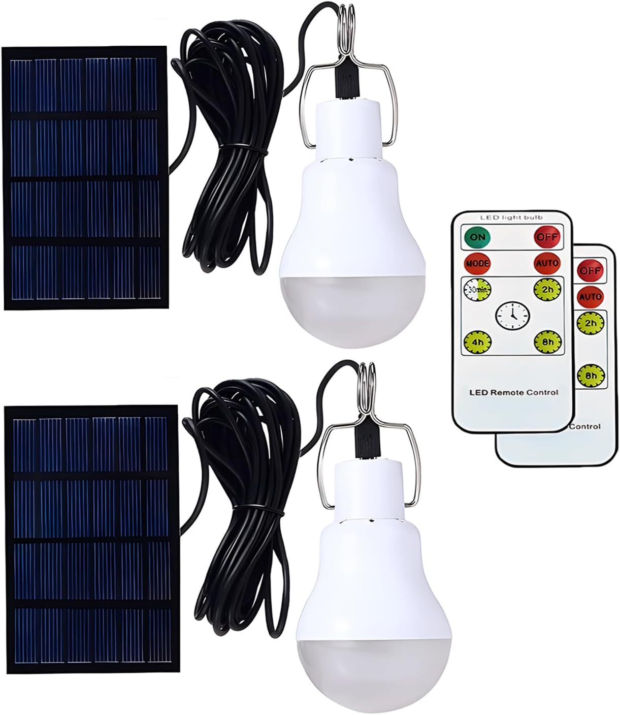 Meichoon Solar Light Bulb 2pcs Remote Control Portable LED Bulb Light Outdoor Lighting Tent Light Chicken Coop Camping Hiking Night Fishing Emergency MY13 Meichoon Solar Light Bulb 2pcs Remote Control Portable LED Bulb Light Outdoor Lighting Tent Light Chicken Coop Camping Hiking Night Fishing Emergency MY13