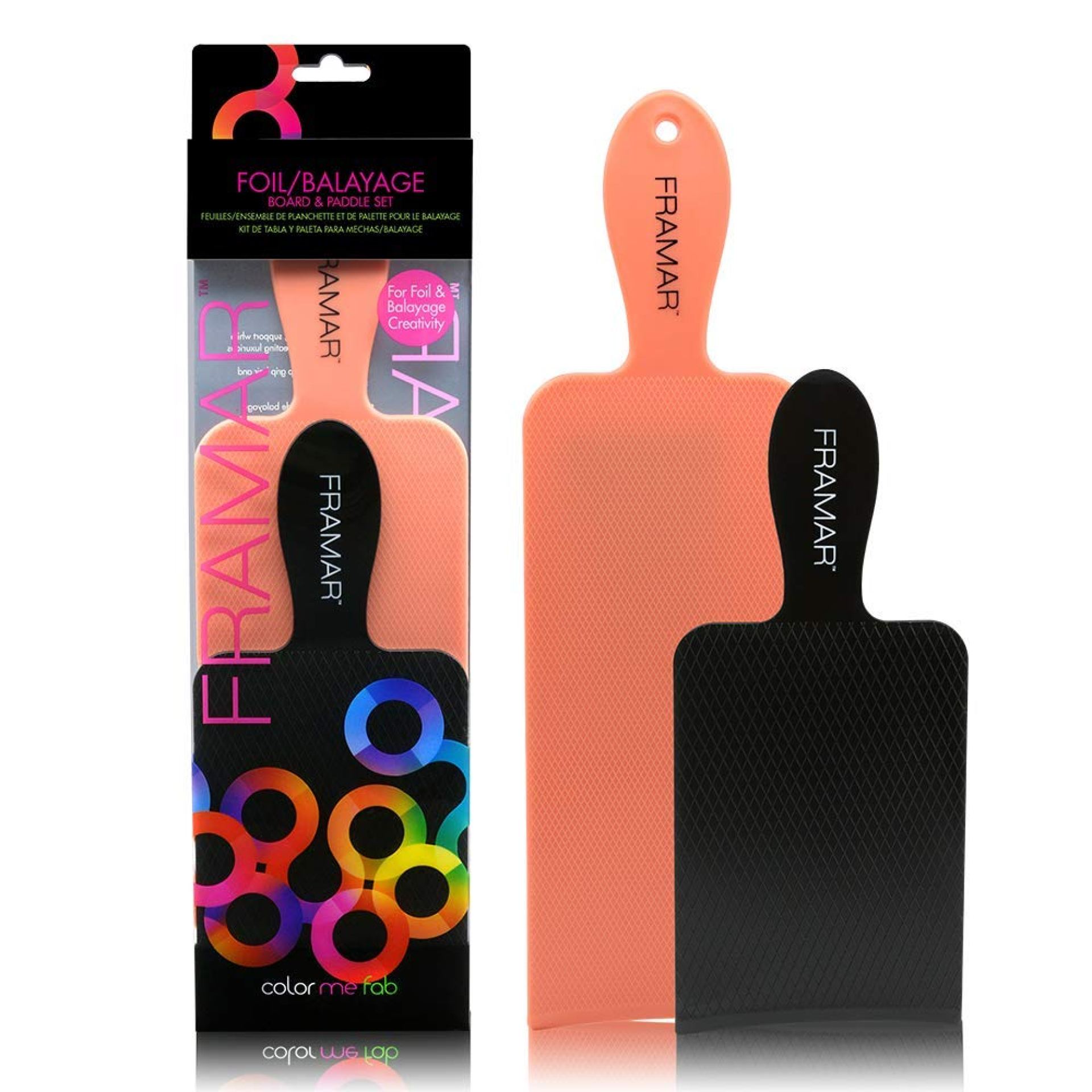 FRAMAR Balayage Board and Paddle Set – Long and Short Foil Board For Highlights, Highlighting Board, Balayage Hair Dye Kit, Hair Salon Supplies, For Enhanced Precision – 2 Pack FRAMAR Balayage Board and Paddle Set – Long and Short Foil Board For Highlights, Highlighting Board, Balayage Hair Dye Kit, Hair Salon Supplies, For Enhanced Precision – 2 Pack