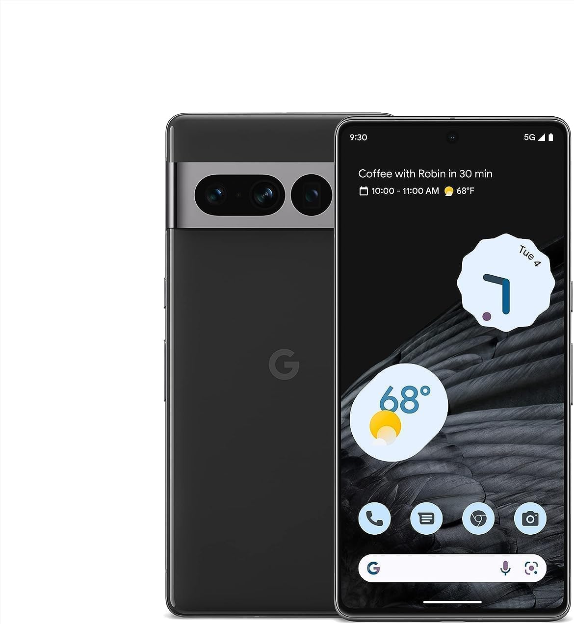 Google Pixel 7 Pro – 5G Android Phone – Unlocked Smartphone with Telephoto/Wide Angle Lens, and 24-Hour Battery – 128GB – Obsidian Google Pixel 7 Pro – 5G Android Phone – Unlocked Smartphone with Telephoto/Wide Angle Lens, and 24-Hour Battery – 128GB – Obsidian