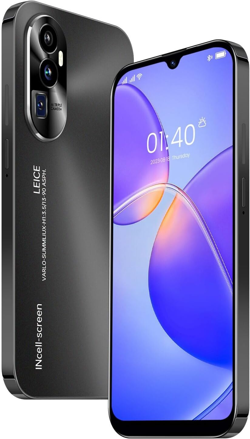 Cheap Unlocked Smartphone, 6.3 inch HD Display, Android10.0, Dual SIM, Dual Cameras, 2GB RAM+16GB ROM (Expandable to 128GB), Support: WiFi, Bluetooth, GPS 3G Mobile Phones (Black) Cheap Unlocked Smartphone, 6.3 inch HD Display, Android10.0, Dual SIM, Dual Cameras, 2GB RAM+16GB ROM (Expandable to 128GB), Support: WiFi, Bluetooth, GPS 3G Mobile Phones (Black)