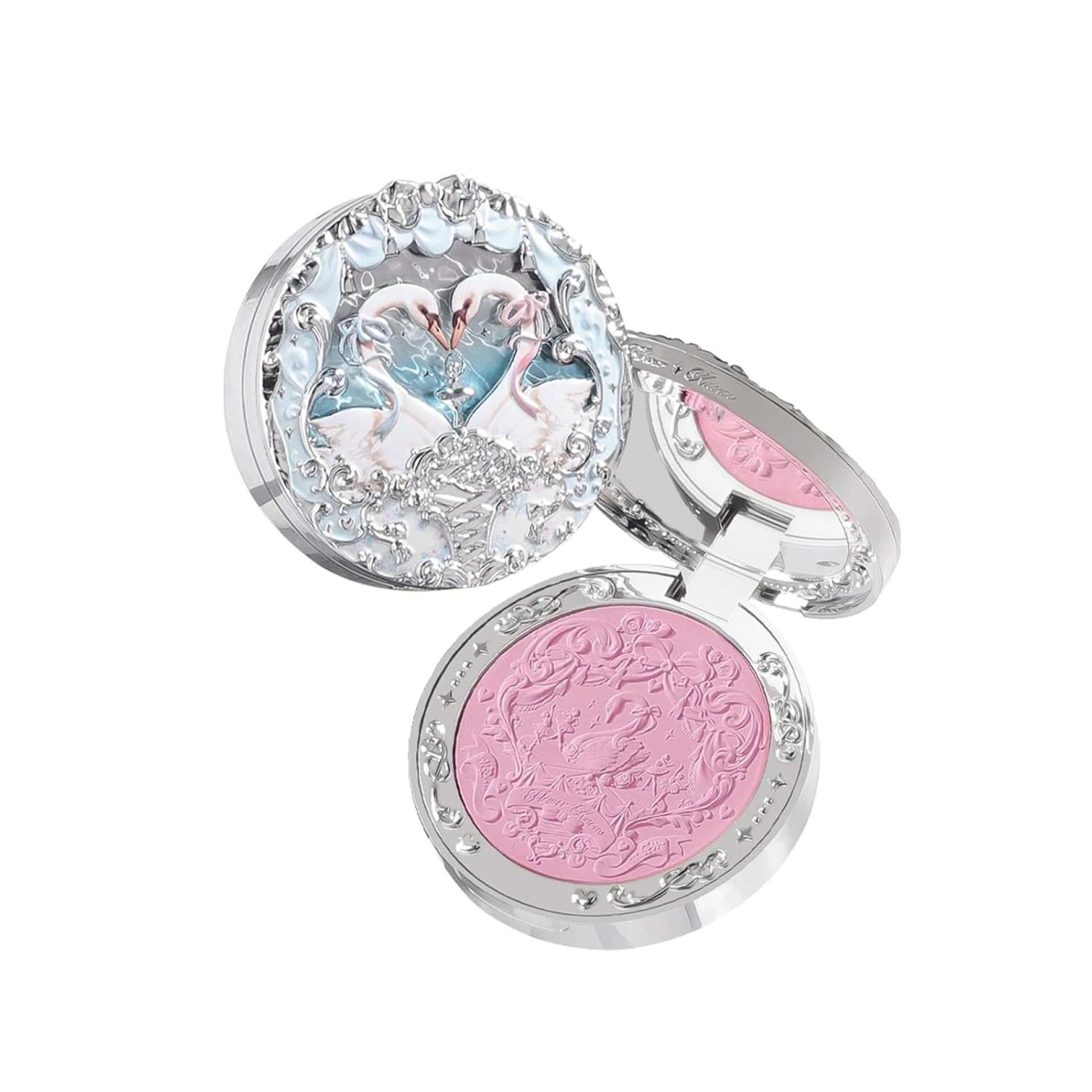 Flower Knows Swan Ballet Embossed Blush,Matte Finish,Buildable & Blendable Makeup Blush for Cheeks,Soft & Long-lasting for Girls & Women(03 Silky Ribbon,5g) Flower Knows Swan Ballet Embossed Blush,Matte Finish,Buildable & Blendable Makeup Blush for Cheeks,Soft & Long-lasting for Girls & Women(03 Silky Ribbon,5g)