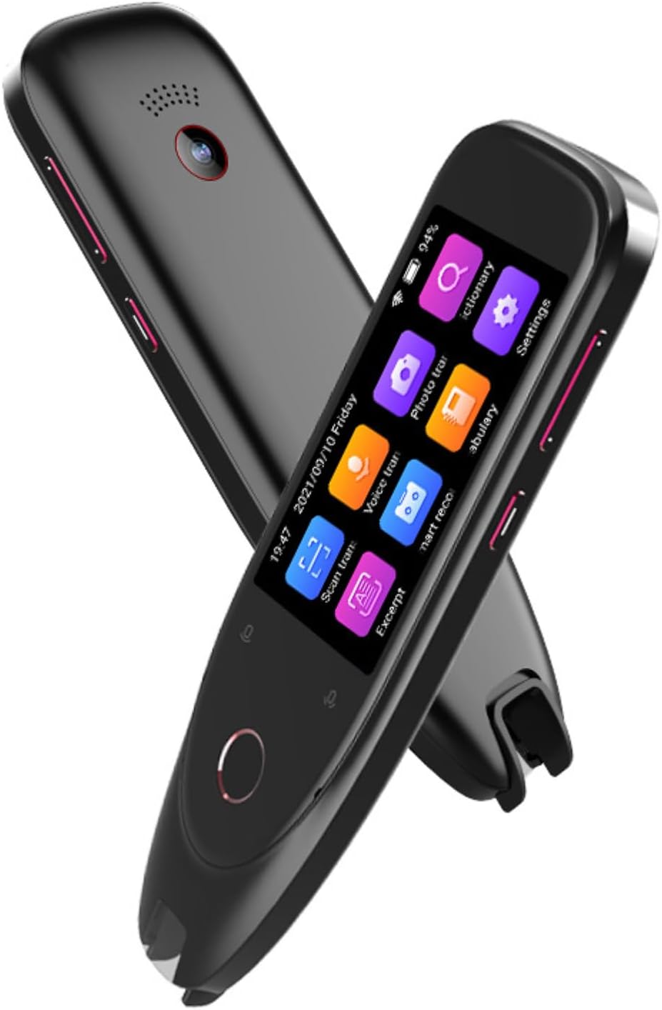 Scanning Translation Pen, Portable Language Translator Device with 3.0in, 112 Languages Voice Translator, Online Offline Photo Translation, for Travel, Business, Office, Study Scanning Translation Pen, Portable Language Translator Device with 3.0in, 112 Languages Voice Translator, Online Offline Photo Translation, for Travel, Business, Office, Study