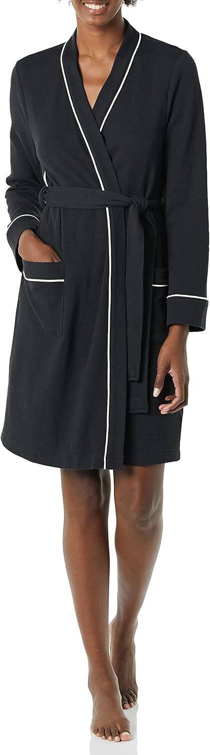 Amazon Essentials Women’s Lightweight Waffle Mid-Length Robe (Available in Plus Size) Amazon Essentials Women’s Lightweight Waffle Mid-Length Robe (Available in Plus Size)