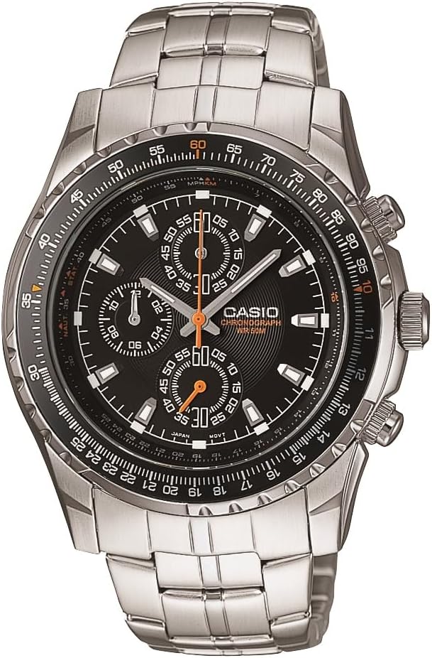 Casio Men’s MTP4500D-1AV Slide Rule Bezel Analog Chronograph Aviator Watch Casio Men’s MTP4500D-1AV Slide Rule Bezel Analog Chronograph Aviator Watch