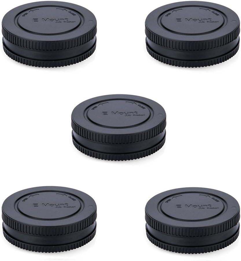 Camera Rear Lens Cap & Body Cap Cover for Sony E Mount A1 A7C A7R IV III A7 III II A7S III II A6600 A6500 A6400 A6300 A6100 A6000 Replace Sony ALC-B1EM -5 Packs Camera Rear Lens Cap & Body Cap Cover for Sony E Mount A1 A7C A7R IV III A7 III II A7S III II A6600 A6500 A6400 A6300 A6100 A6000 Replace Sony ALC-B1EM -5 Packs