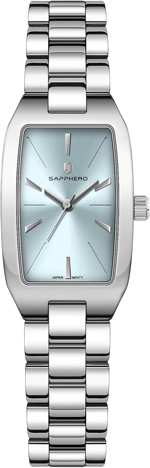 SAPPHERO Watches for Women Luxury Ladies Watches Women’s Bracelet Watch Small Stainless Steel Analog 3ATM Waterproof Wrist Watch for Women,Silverblue SAPPHERO Watches for Women Luxury Ladies Watches Women’s Bracelet Watch Small Stainless Steel Analog 3ATM Waterproof Wrist Watch for Women,Silverblue