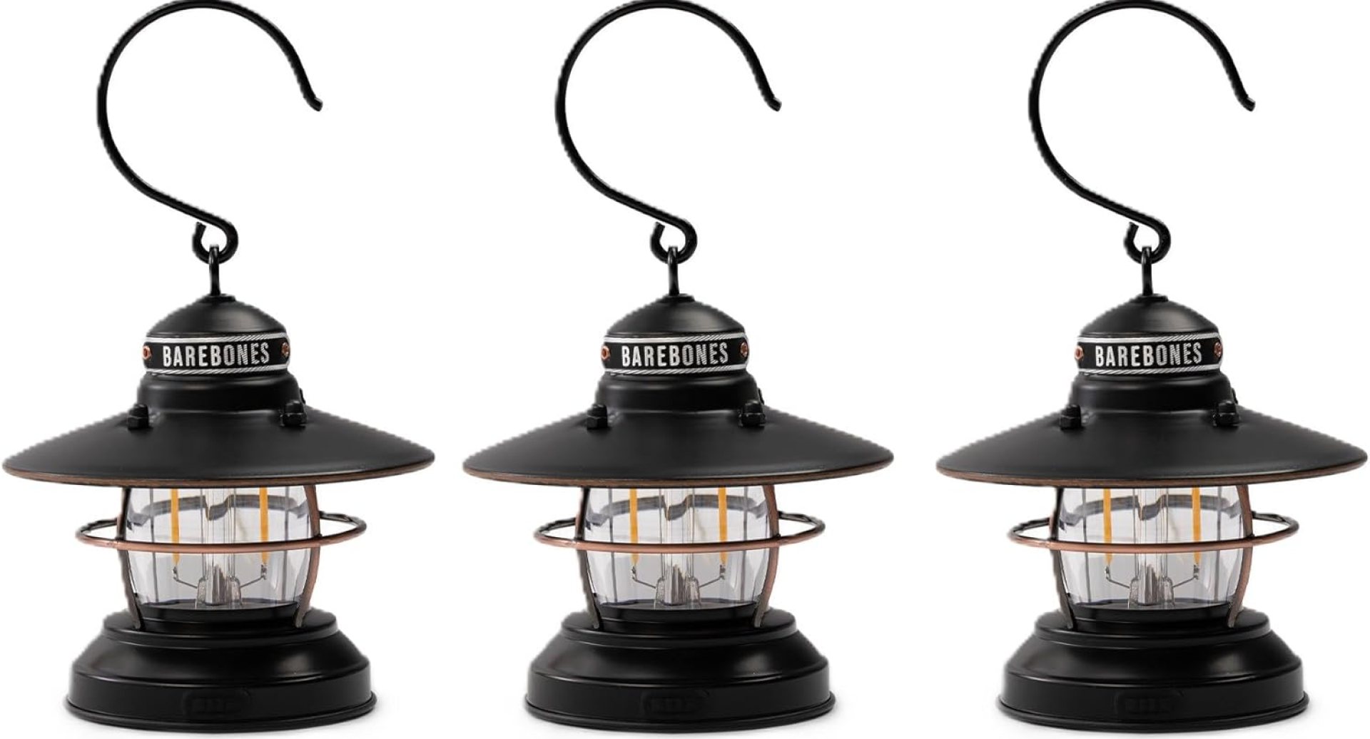 Barebones Edison Mini Vintage Adjustable LED Compact Outdoor Lantern – Essential Gear for Camping, Hiking, Fishing, Tents and Outdoor Adventures Barebones Edison Mini Vintage Adjustable LED Compact Outdoor Lantern – Essential Gear for Camping, Hiking, Fishing, Tents and Outdoor Adventures