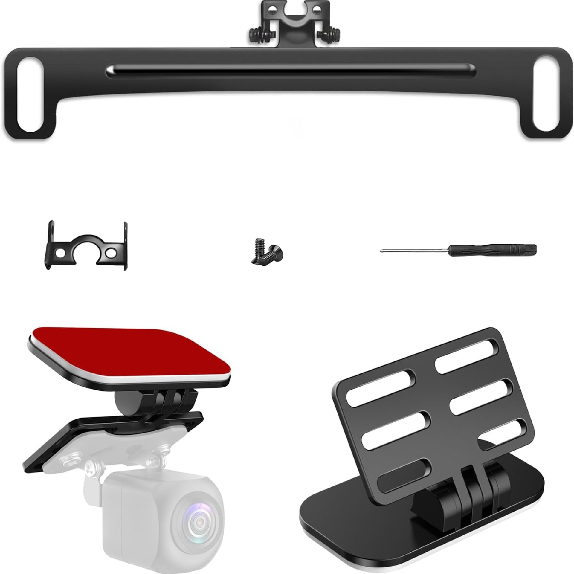 Pixelman Rear Camera License Plate Mount,Rear View Camera Mount Only,Reverse Cam Holder,Dash Cam Rearrview Camera License Plate Bracket,Back Up Camera Accessories Pixelman Rear Camera License Plate Mount,Rear View Camera Mount Only,Reverse Cam Holder,Dash Cam Rearrview Camera License Plate Bracket,Back Up Camera Accessories