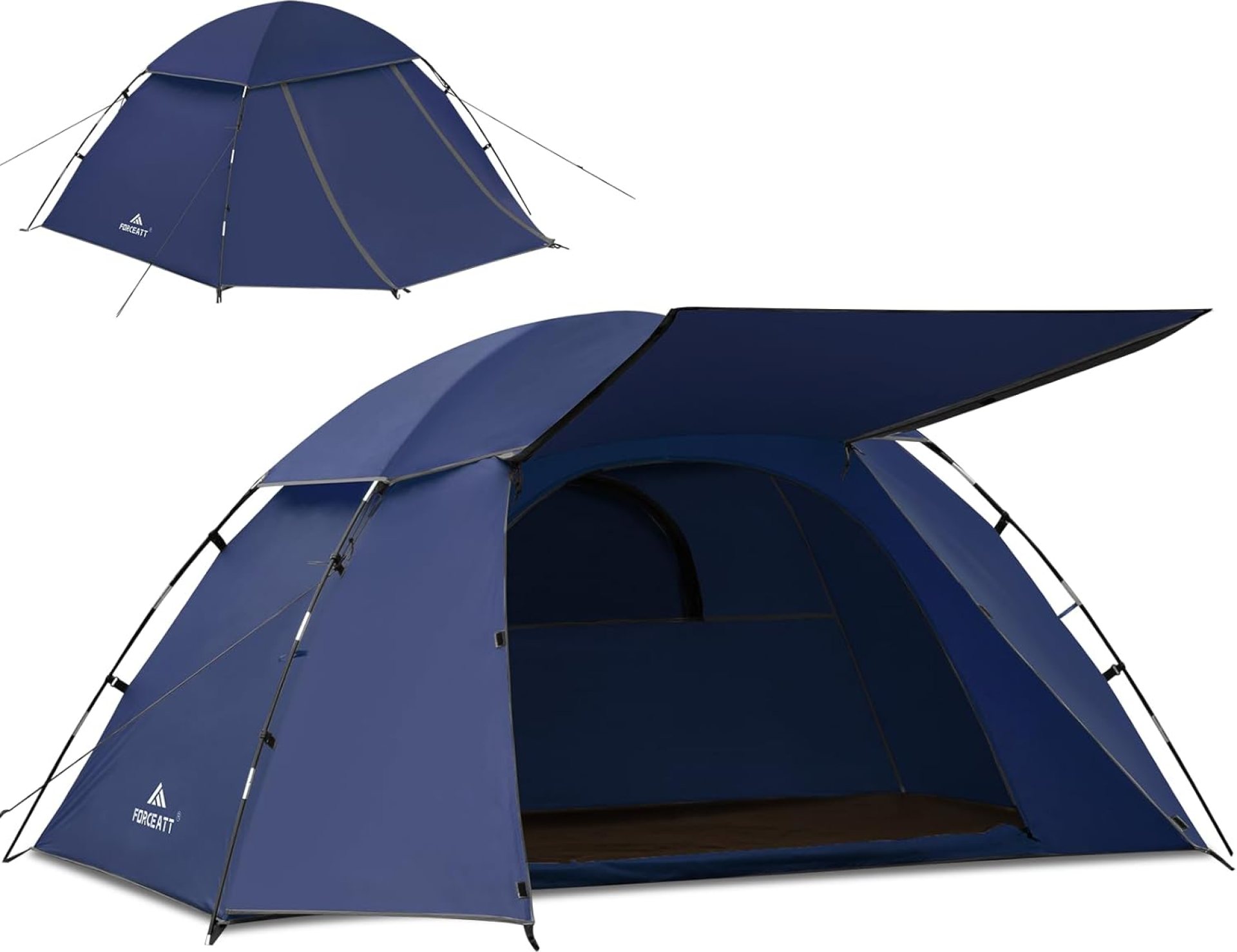 Forceatt Tent for 1-2 Person PU3000mm Water Resistance Camping Tent Lightweight Tent with Vestibule Suitable for Camping Hiking Scout Easy Setup Forceatt Tent for 1-2 Person PU3000mm Water Resistance Camping Tent Lightweight Tent with Vestibule Suitable for Camping Hiking Scout Easy Setup