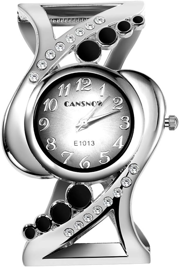 Weicam Women Luxury Crystal Cuff Bracelet Round Dial Analog Quartz Wrist Watch for Ladies Weicam Women Luxury Crystal Cuff Bracelet Round Dial Analog Quartz Wrist Watch for Ladies