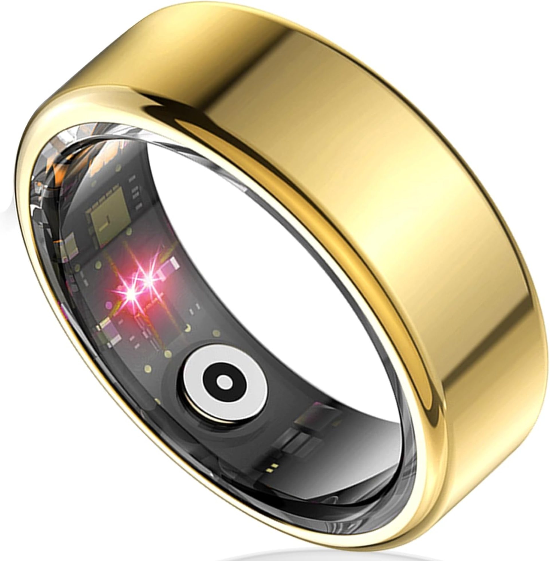 Smart Ring Health Tracker for Women Men, Sleep Tracker with Heart Rate and Blood Oxygen, Fitness Ring for Activity Monitoring, 15 Days Battery, No Subscription, Titanium Alloy (Gold, #12) Smart Ring Health Tracker for Women Men, Sleep Tracker with Heart Rate and Blood Oxygen, Fitness Ring for Activity Monitoring, 15 Days Battery, No Subscription, Titanium Alloy (Gold, #12)