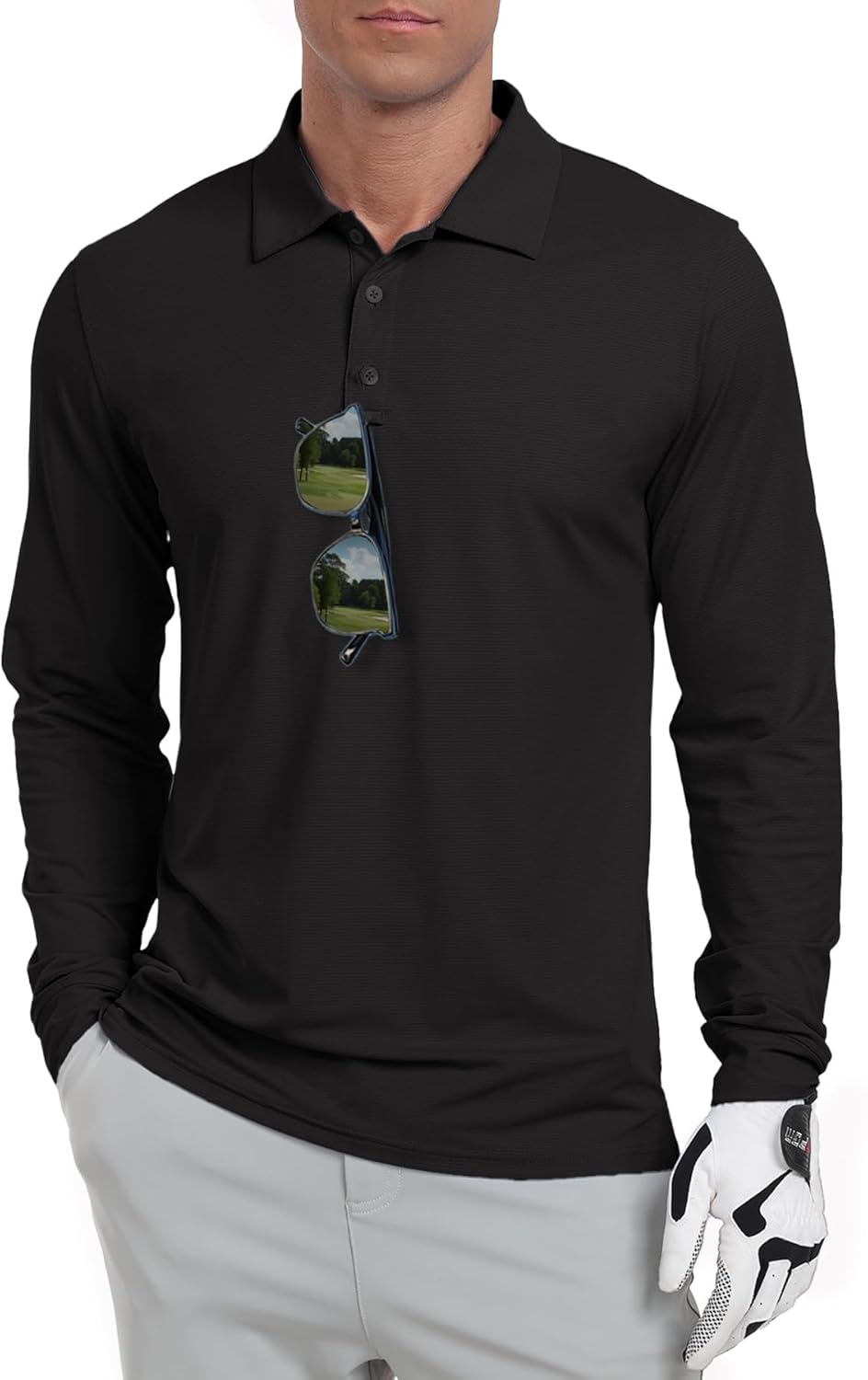 Askdeer Men’s Golf Polo Shirts Long Sleeve UPF 50+ Performance Collar Shirts Lightweight Summer Casual Quick Dry Tee Askdeer Men’s Golf Polo Shirts Long Sleeve UPF 50+ Performance Collar Shirts Lightweight Summer Casual Quick Dry Tee