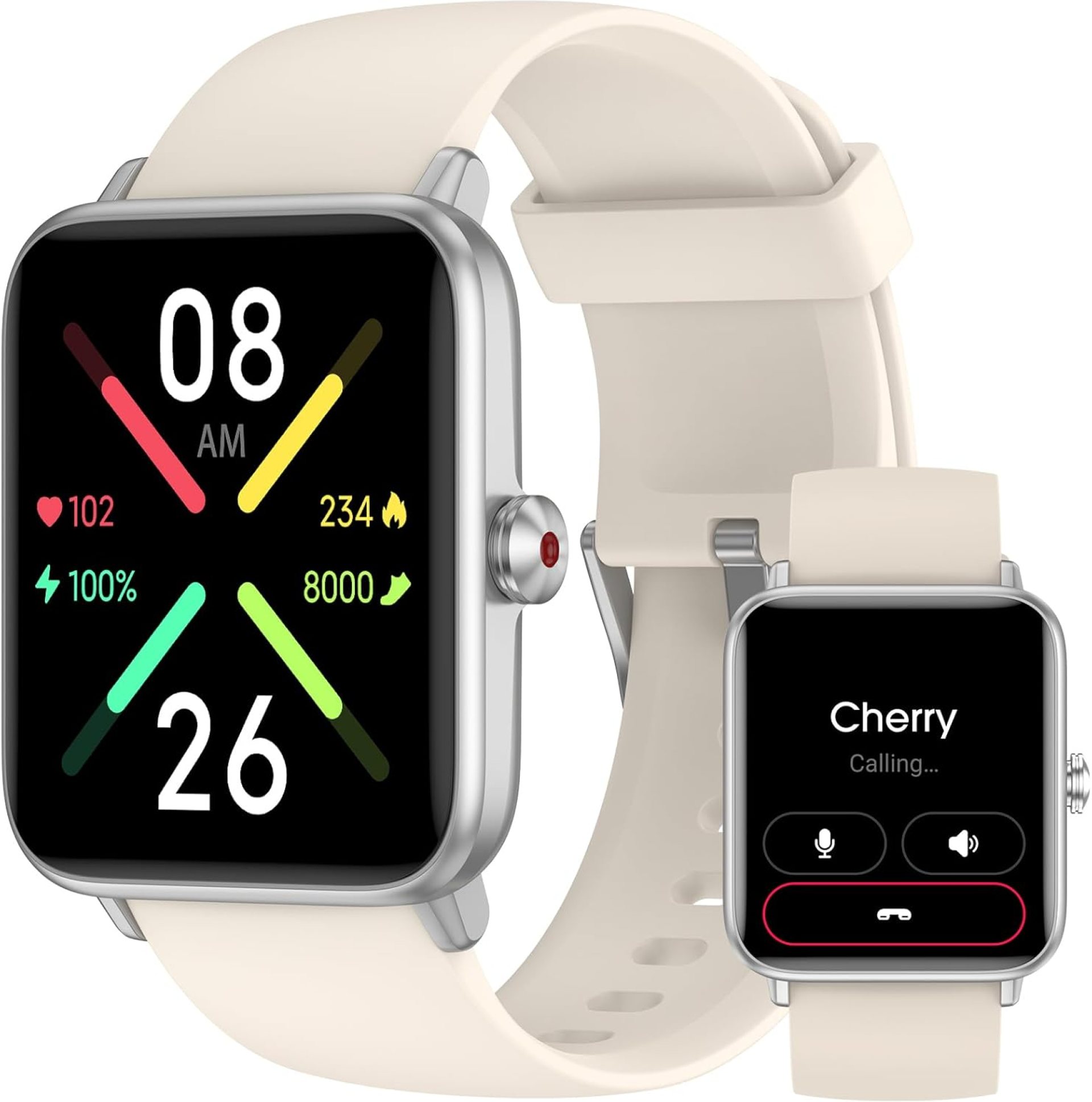 Smart Watch (Answer/Make Call) for Women Men, Fitness Tracker with Heart Rate, Blood Oxygen, Sleep Tracker, IP68 Waterproof Fitness Watch Step Calorie Counter Pedometer Compatible iPhone & Android Smart Watch (Answer/Make Call) for Women Men, Fitness Tracker with Heart Rate, Blood Oxygen, Sleep Tracker, IP68 Waterproof Fitness Watch Step Calorie Counter Pedometer Compatible iPhone & Android