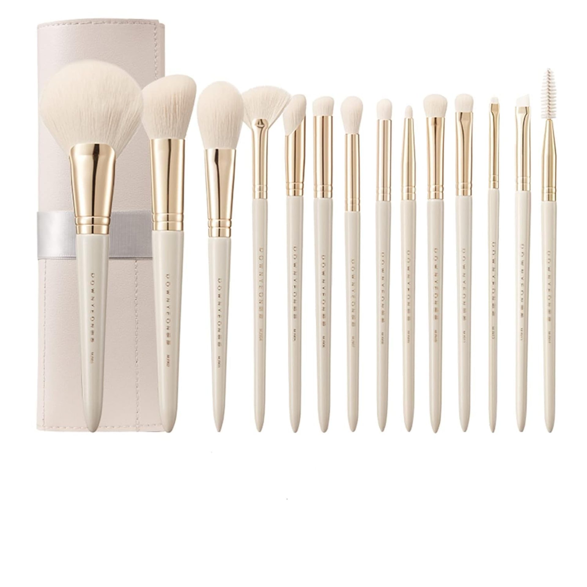 Makeup brush gift set: 14 piece professional makeup brush advanced synthetic kabuki brush set foundation make-up powder blusher eye shadow concealer high gloss brush mixed makeup brush set Makeup brush gift set: 14 piece professional makeup brush advanced synthetic kabuki brush set foundation make-up powder blusher eye shadow concealer high gloss brush mixed makeup brush set