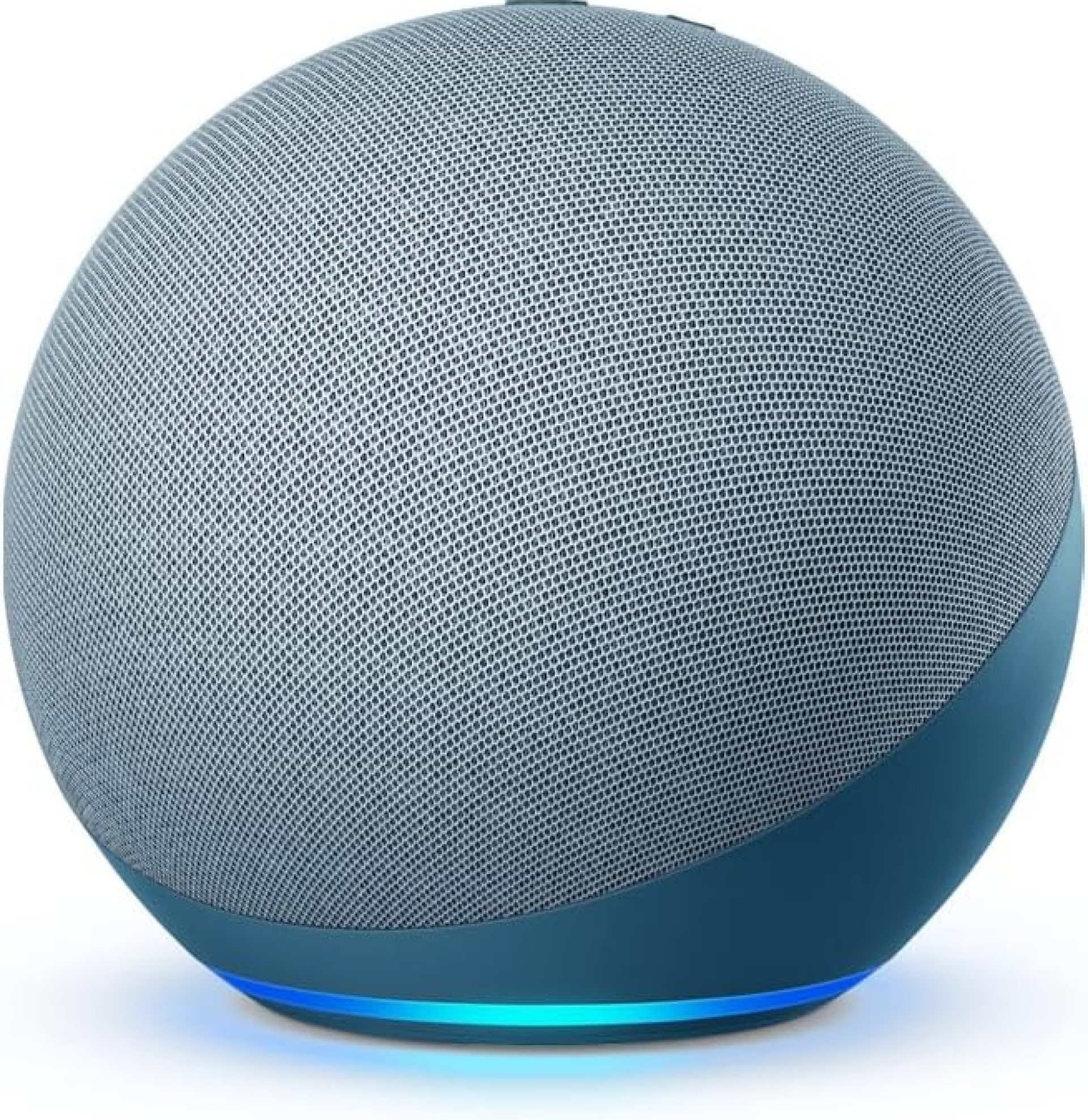 Like-New Amazon Echo (newest model), Alexa speaker with premium sound, Ideal for large bedrooms, living rooms and kitchens, Twilight Blue Like-New Amazon Echo (newest model), Alexa speaker with premium sound, Ideal for large bedrooms, living rooms and kitchens, Twilight Blue