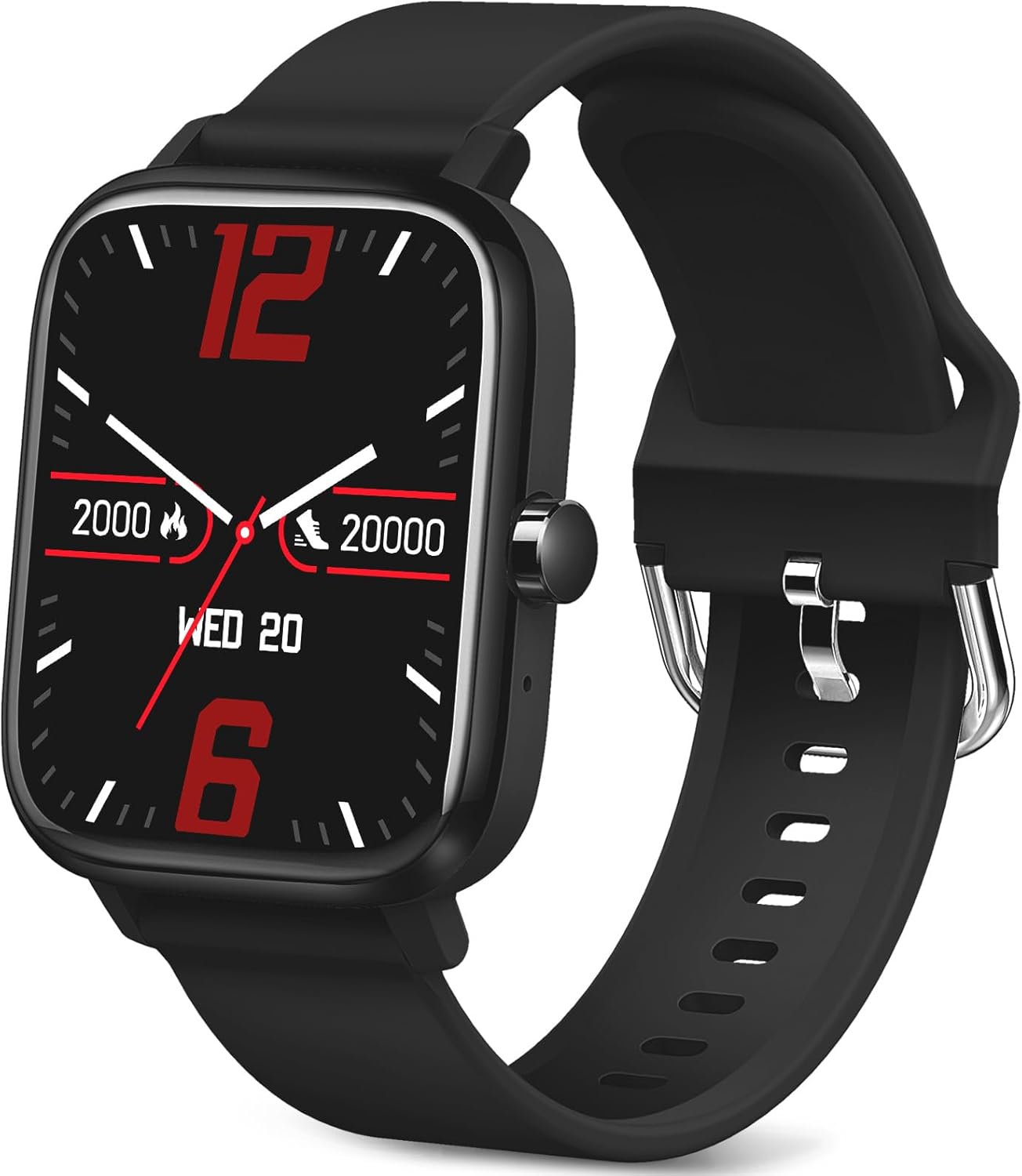 Smart Watch for Men Women,Smartwatch with Bluetooth Call(Answer/Make Call), 1.85″ Touch Screen Fitness Watch Tracker with IP68 Waterproof, 100+Sports Compatible with Android iPhone iOS (Black) Smart Watch for Men Women,Smartwatch with Bluetooth Call(Answer/Make Call), 1.85″ Touch Screen Fitness Watch Tracker with IP68 Waterproof, 100+Sports Compatible with Android iPhone iOS (Black)