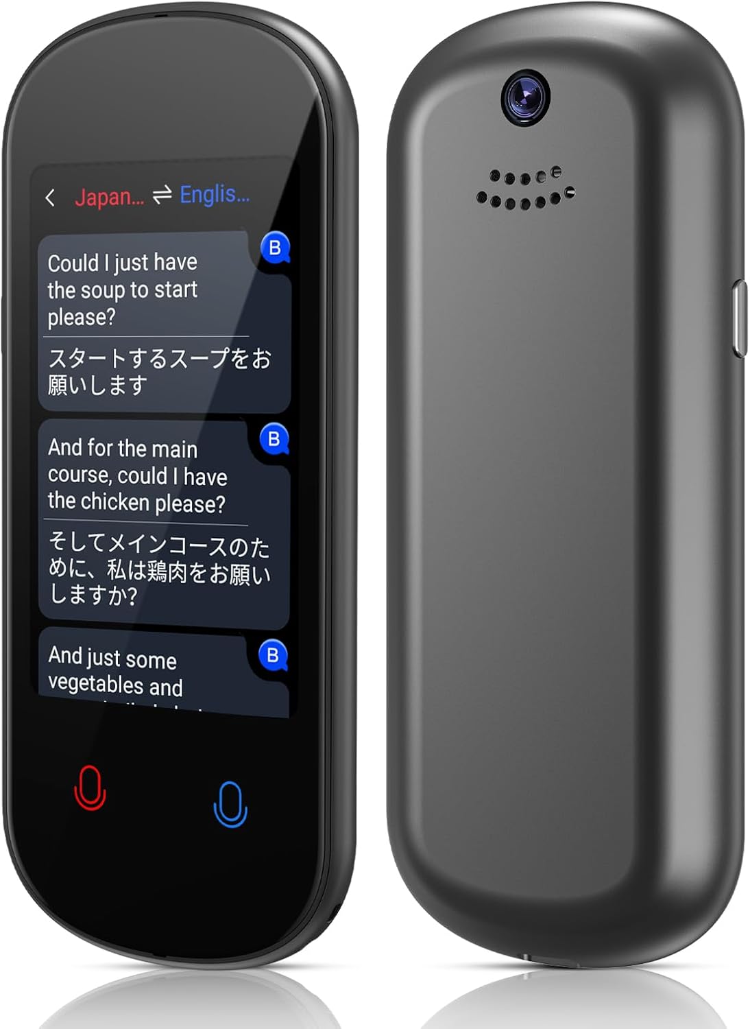 Language Translator Device No WiFi Needed, 138 Languages Two Way Real-Time Voice Translation with 3”HD Touch Screen, Instant Translator Support Offline/Recording/Photo Translation for Travel Business Language Translator Device No WiFi Needed, 138 Languages Two Way Real-Time Voice Translation with 3”HD Touch Screen, Instant Translator Support Offline/Recording/Photo Translation for Travel Business